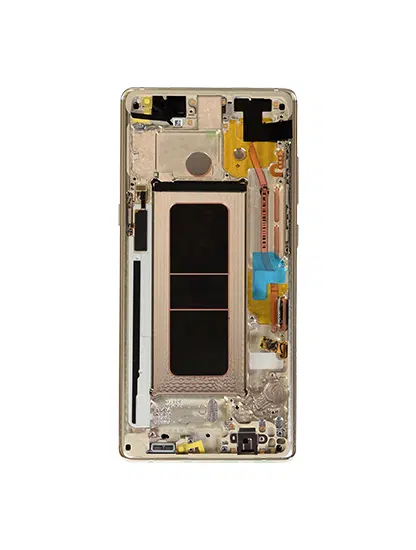 Samsung Galaxy Note 8 (Akçaağaç Altın) İle Uyumlu Çerçeveli Ekran Dokunmatil OLED