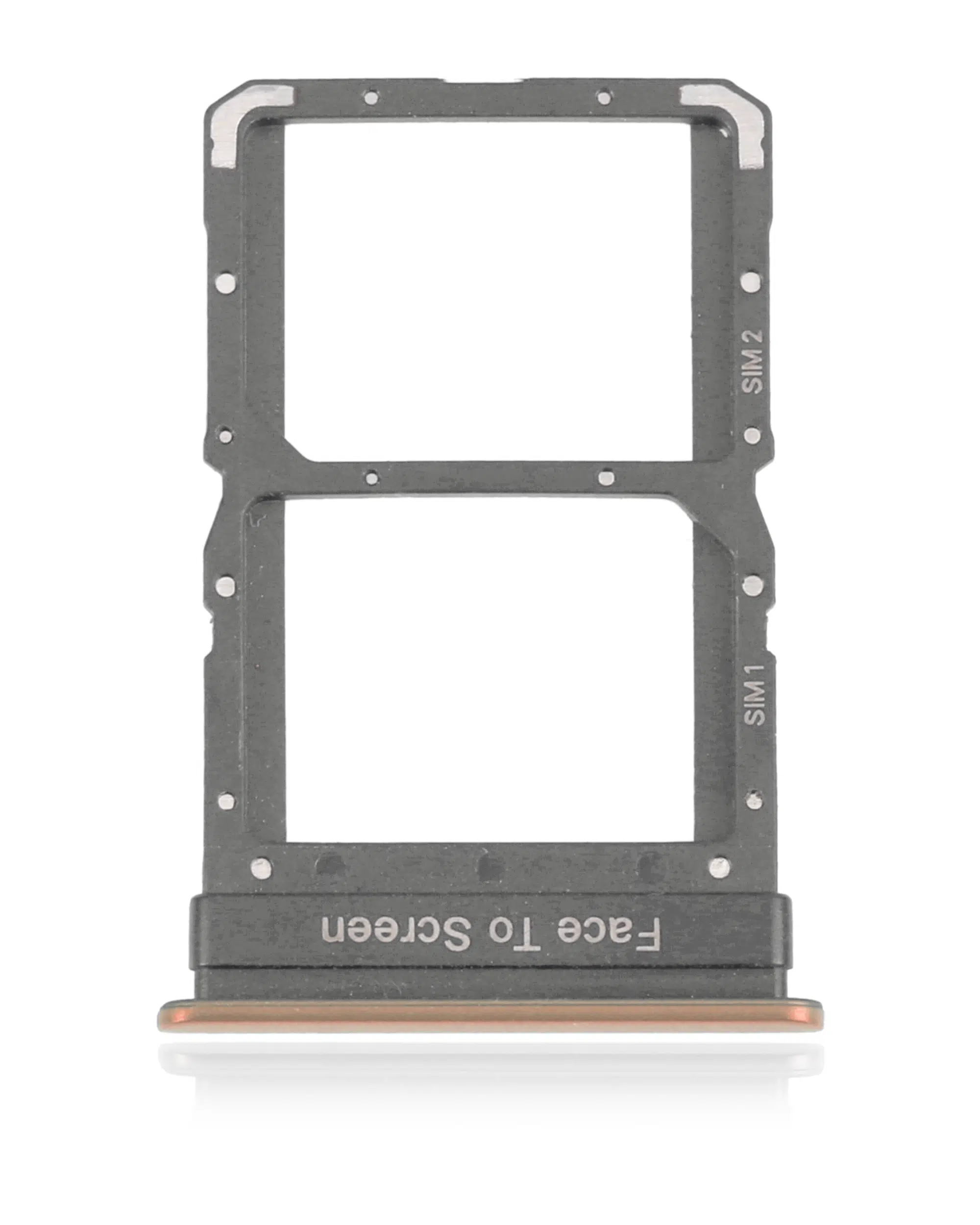 Xiaomi Mi 10 Pro ile Uyumlu Çift Sim Kart Tepsisi (Şeftali Altın)