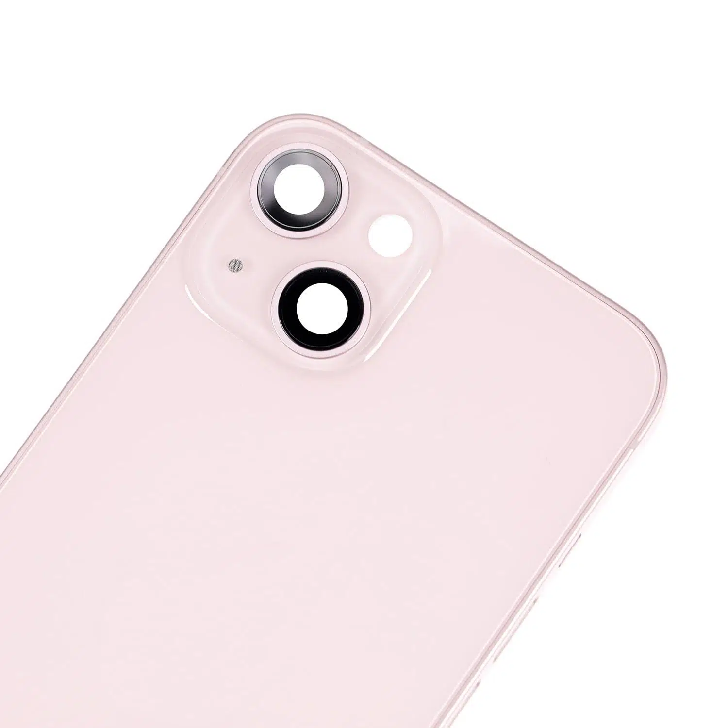 İphone 13 İle Uyumlu Kasa Kapak Set Pembe İçi Boş (Logolu) 1/1 Kasa