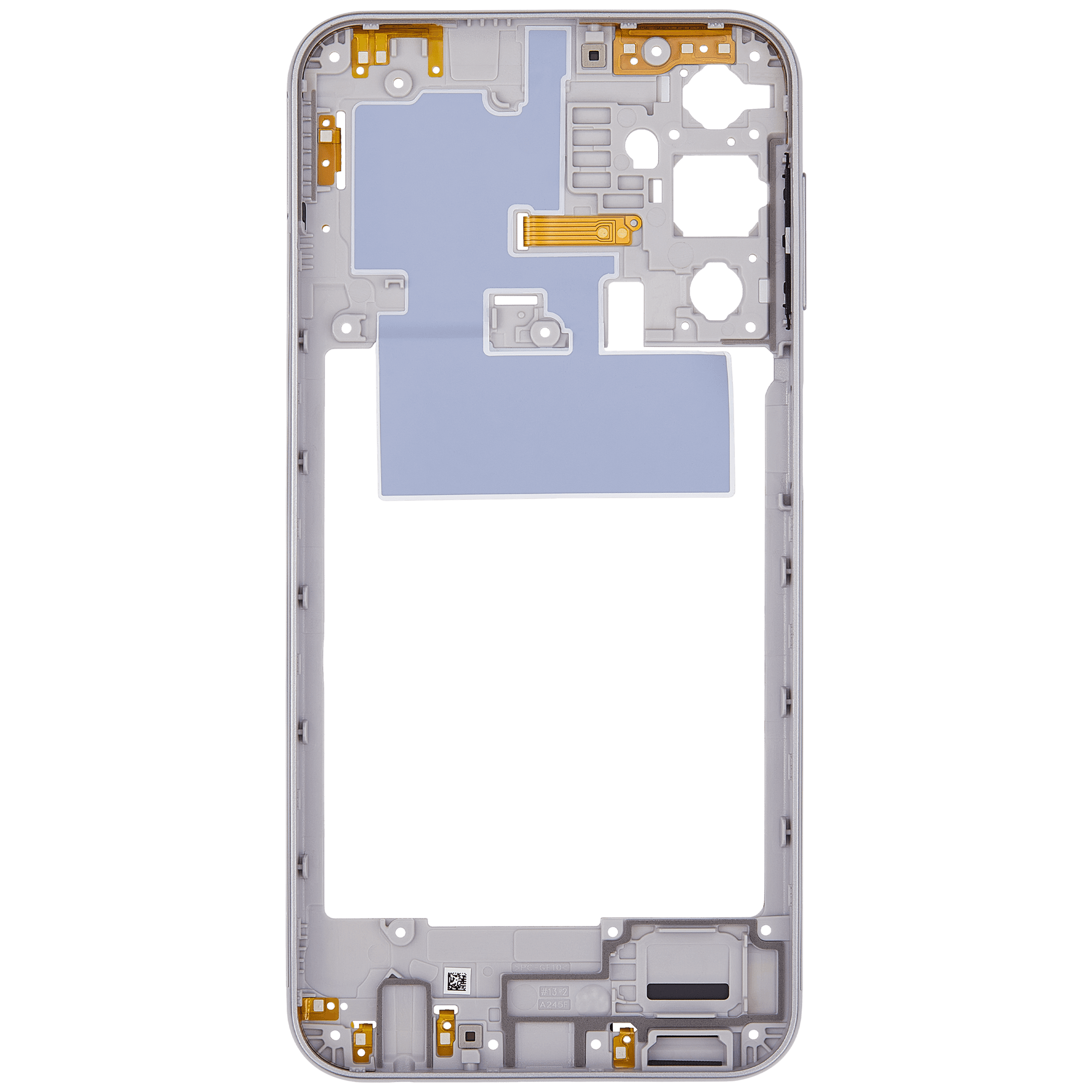 Samsung Galaxy A24 4G (A245 / 2023) (Mavi degrade) ile Uyumlu Orta Çerçeve Muhafaza 