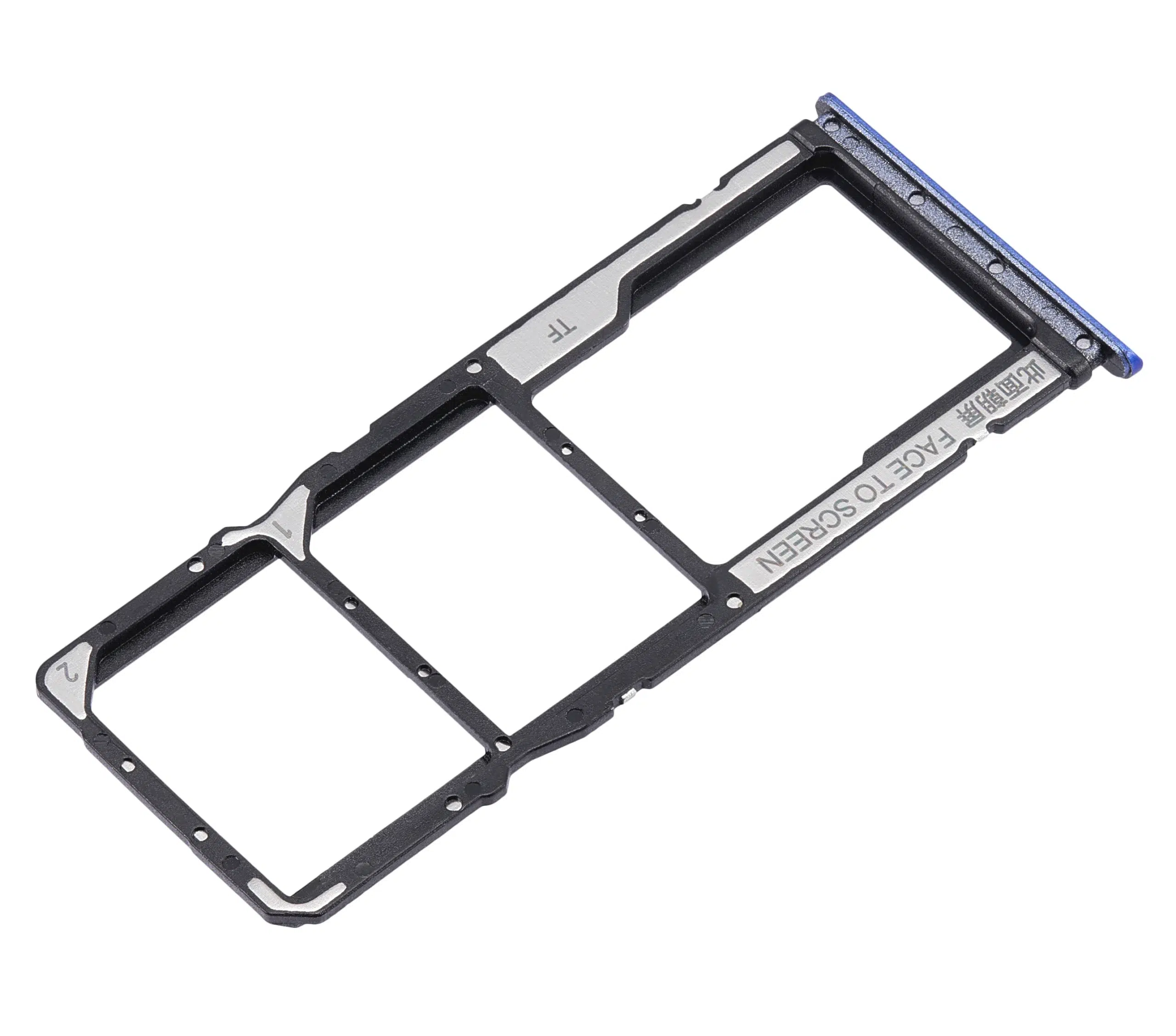 Xiaomi Redmi 9T İle Uyumlu Çift Sim Kart Tepsisi (Mavi)