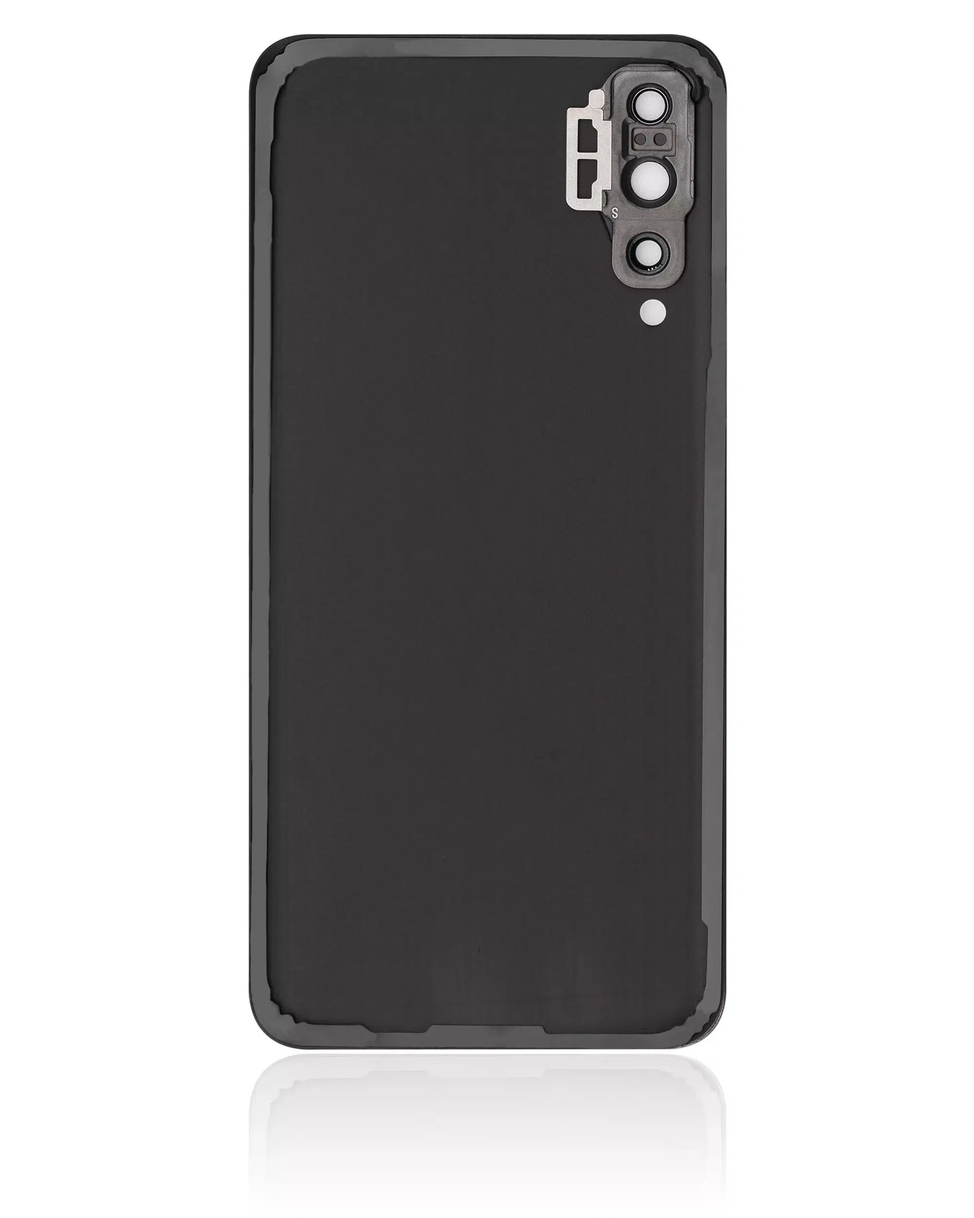 Huawei P20 Pro İle Uyumlu Kamera Lensli Arka Kapak Camı (Pembe Altın)
