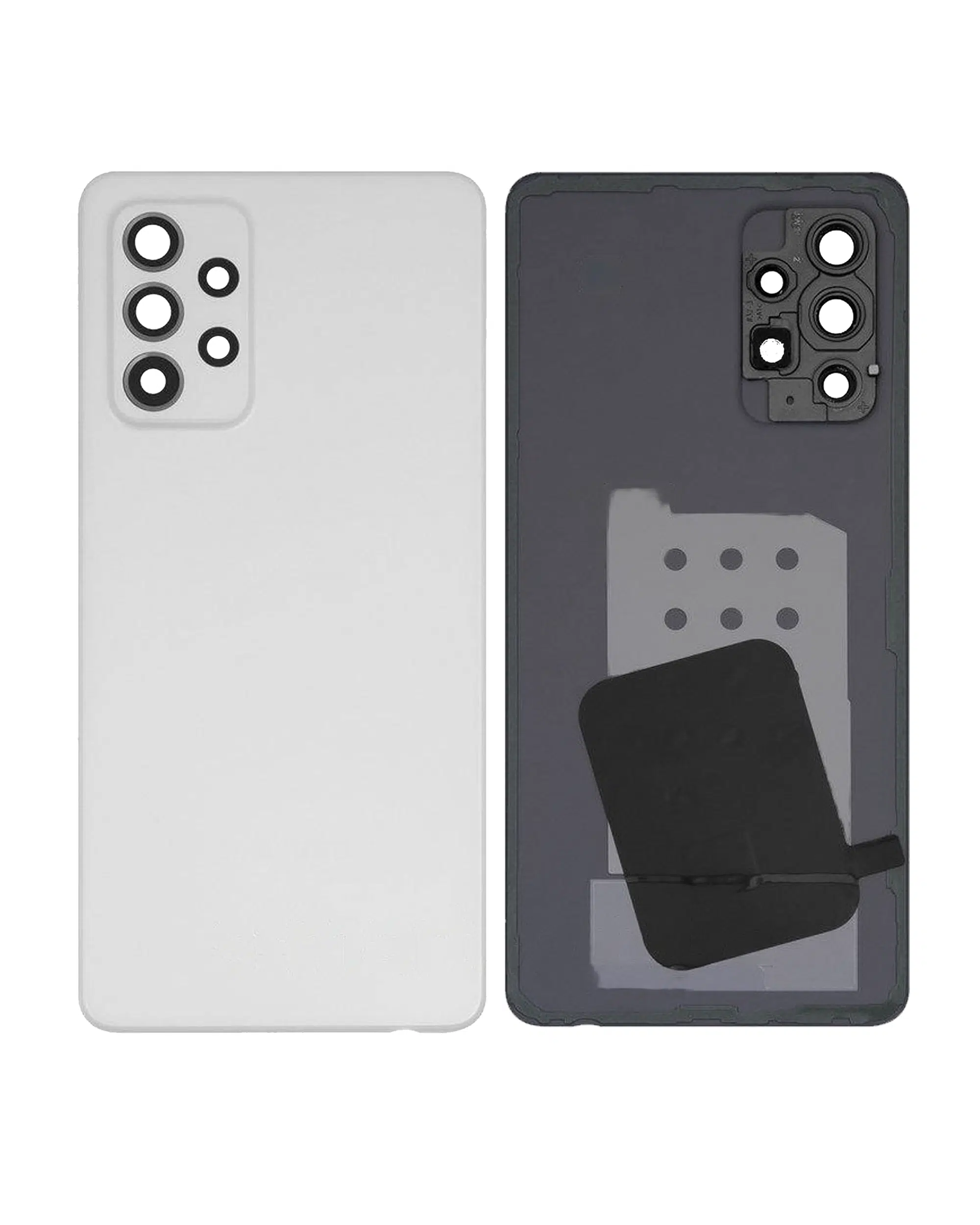Arka Kapak Camı Kamera Lensli Samsung Galaxy A52s (A528 / 2021) (Servis Paketi) (A... 
