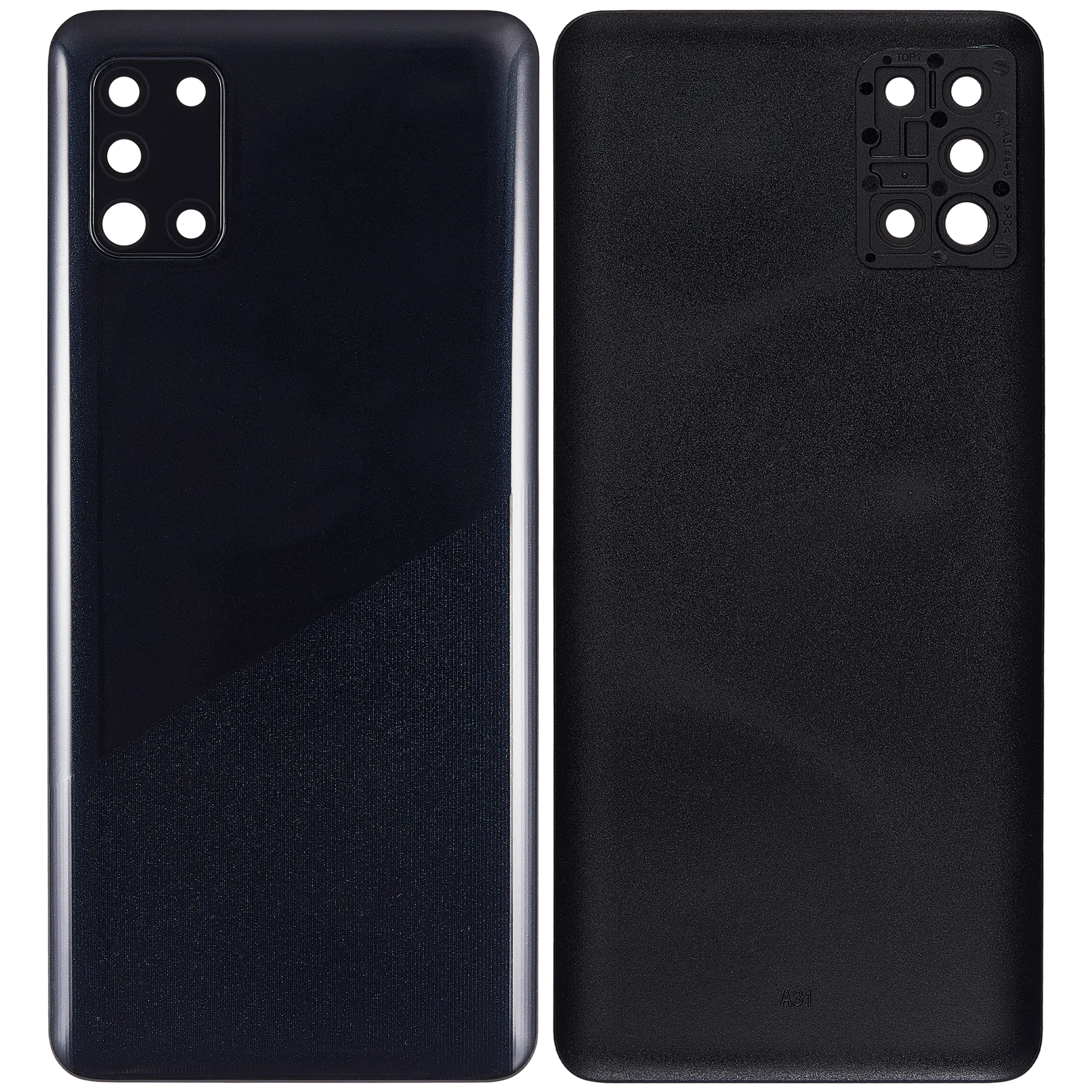 Arka kapak camı kamera lensli Samsung Galaxy A31 (A315 / 2020) (Aftermarket Plus) ile uyumludur...