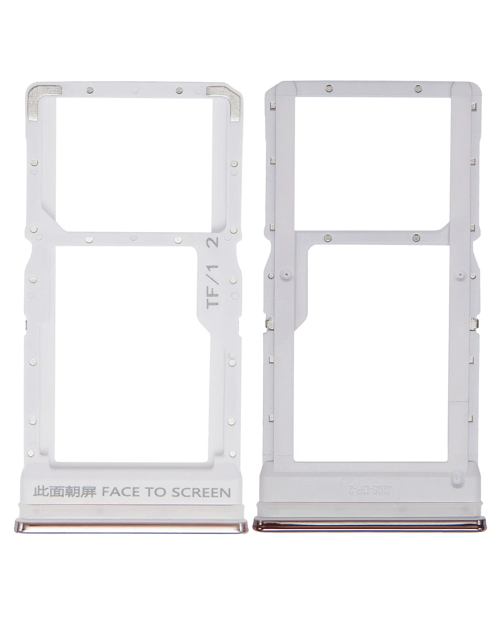 Xiaomi Redmi Poco X3 İle Uyumlu Çift Sim Kart Tepsisi (Metal Bronz)
