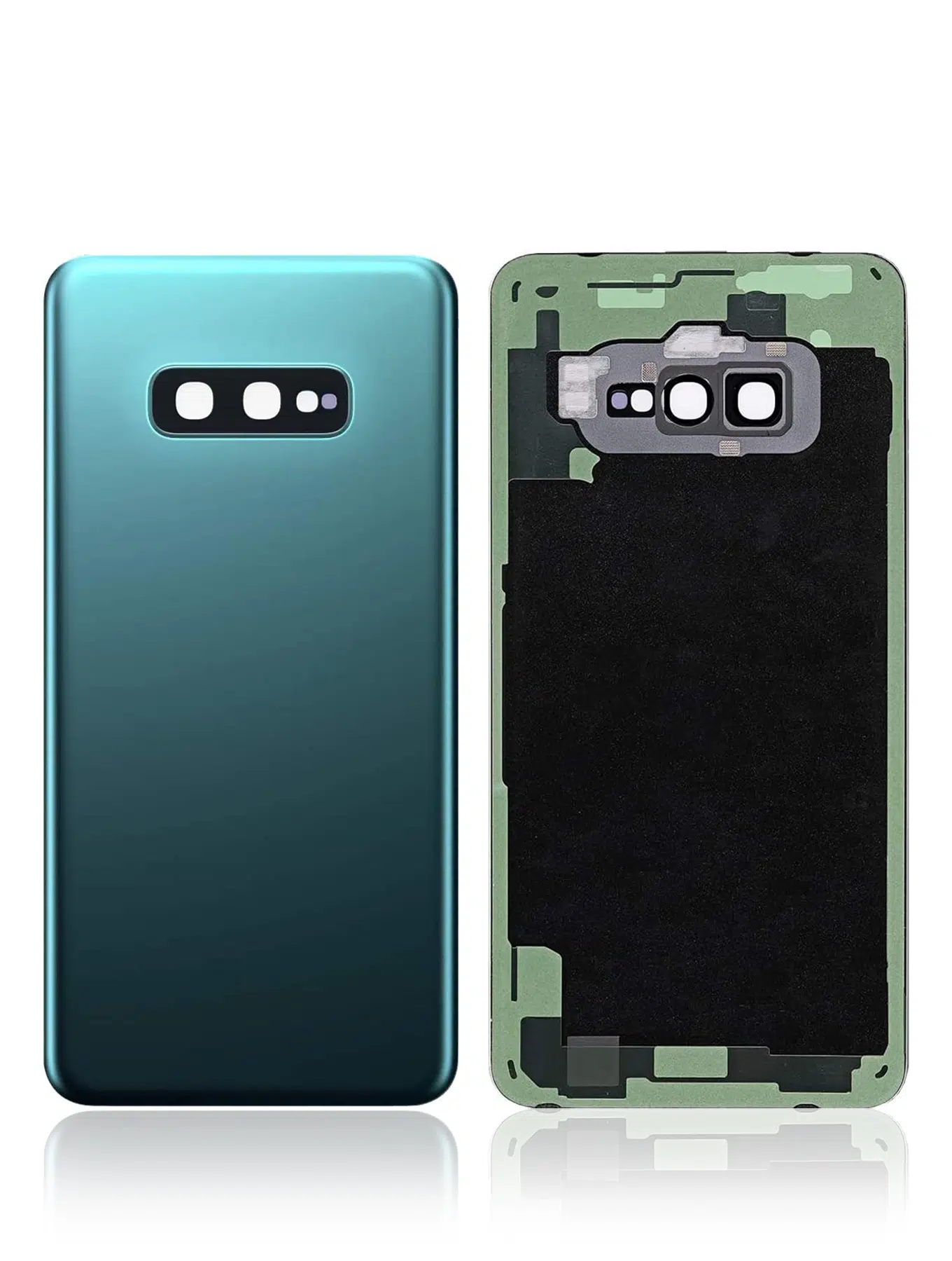 Arka kapak Camı Kamera Lensli Samsung Galaxy S10E ile Uyumlu (Logosuz) (Aftermarket Plus) (P... 