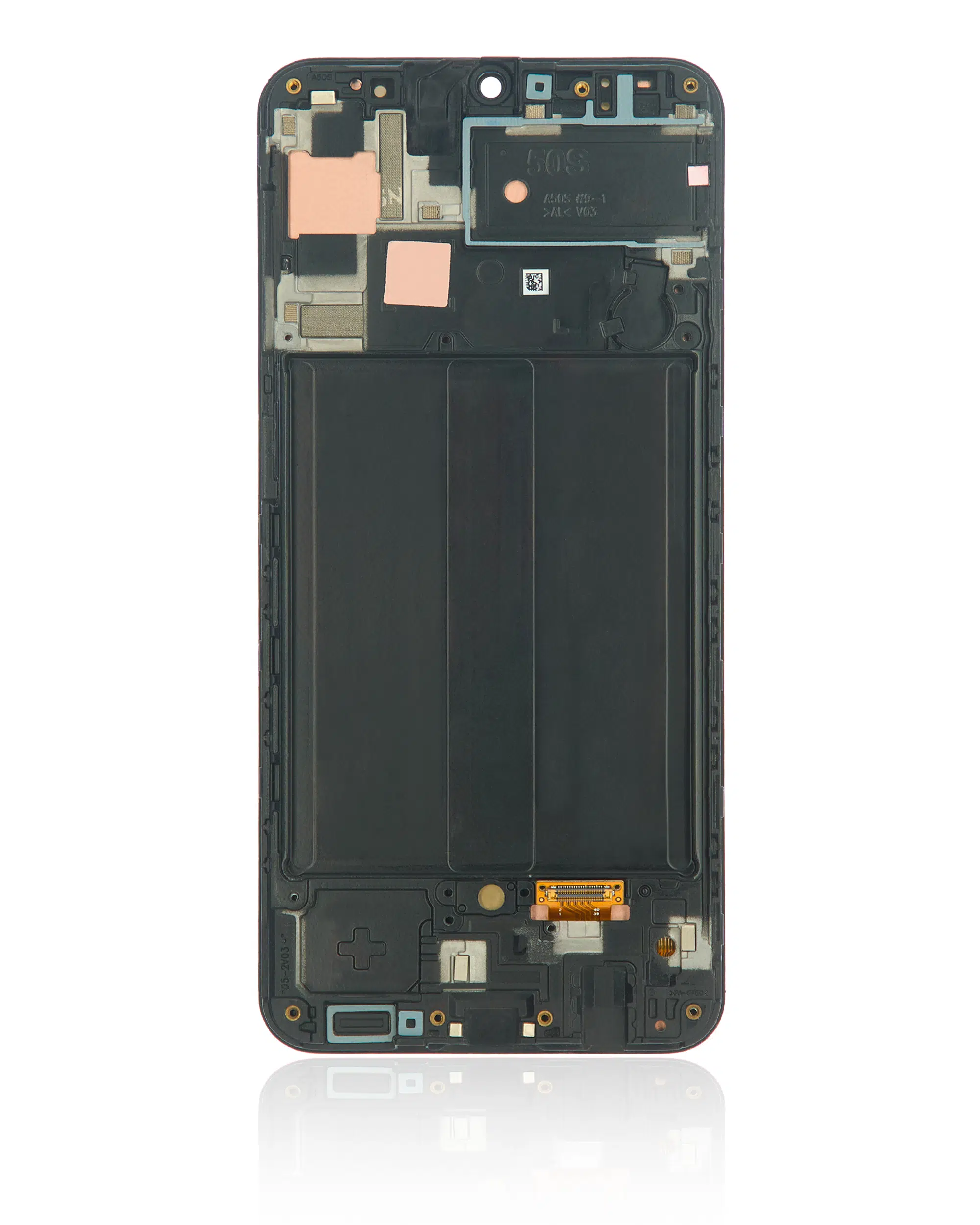 Samsung Galaxy A50s İle Uyumlu Çerçeveli Ekran Dokunmatik Siyah (Orjinal) (A507 / 2019)