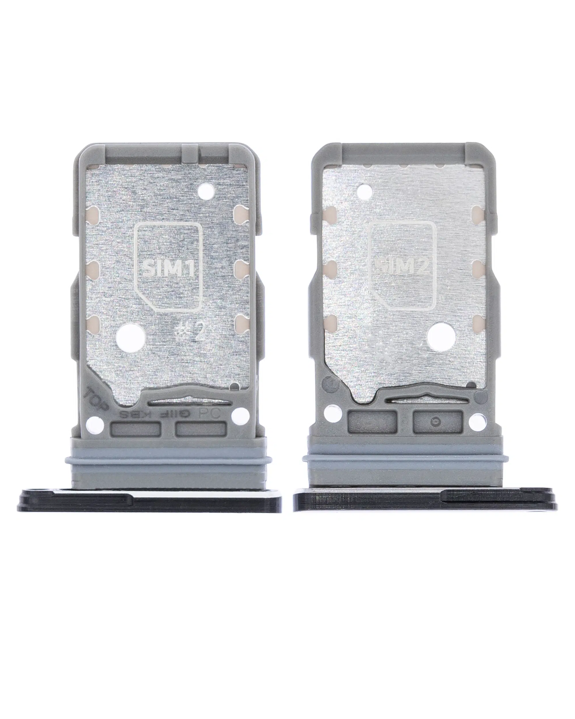 Samsung Galaxy S21 ile Uyumlu Çift Sim Kart Tepsisi (Siyah)