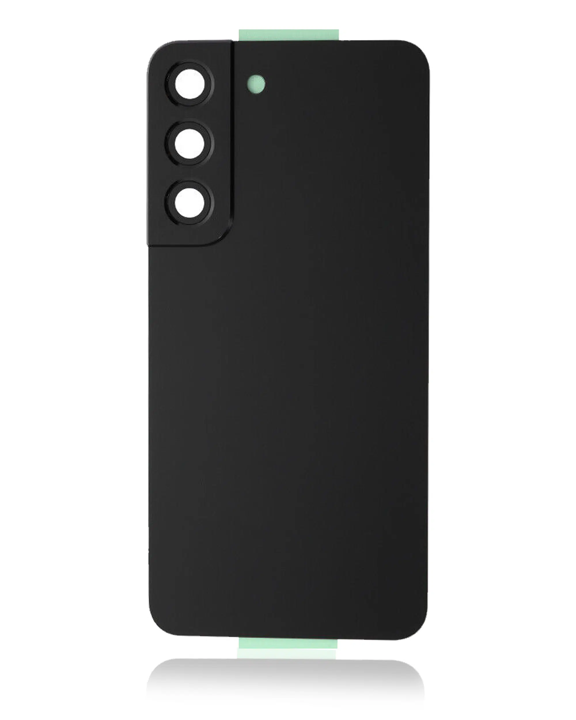 Arka Kapak Camı Kamera Lensli Uyumlu Samsung Galaxy S22 5G (Servis Paketi) (Phantom Black) 