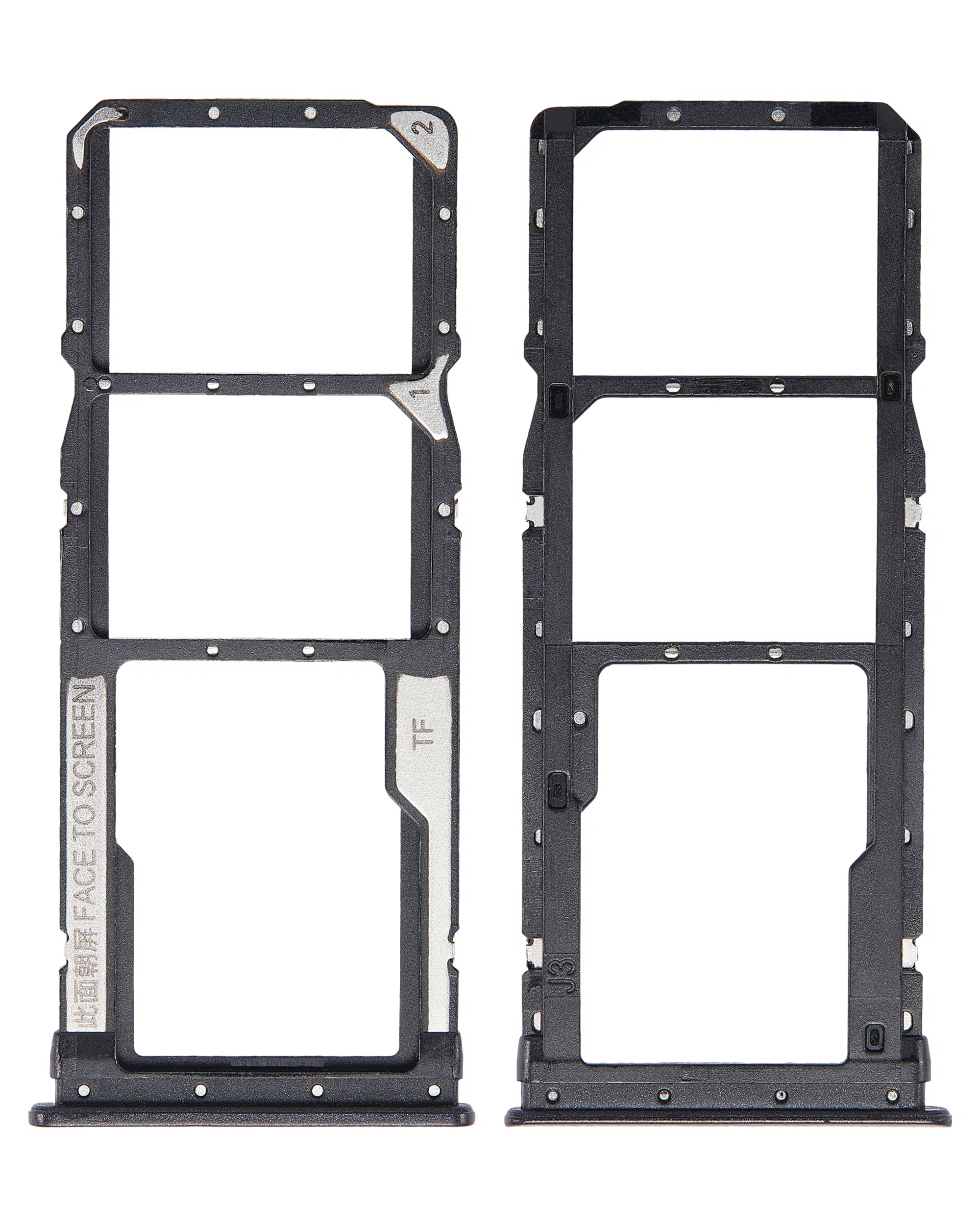 Xiaomi Redmi 7/7 Pro (Eclipse Black) ile Uyumlu Çift Sim Kart Tepsisi 
