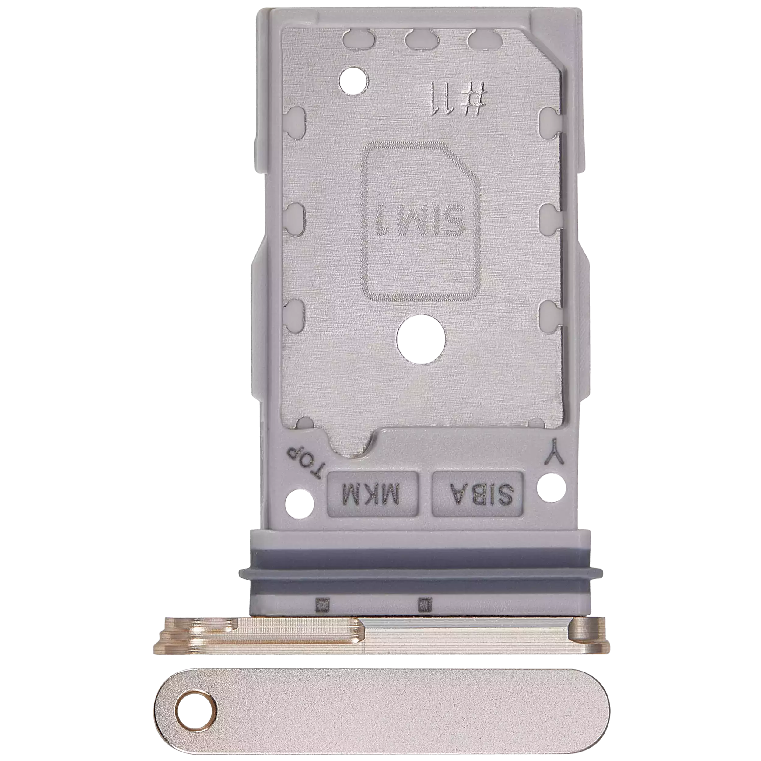 Samsung Galaxy S24 5G / S24 Plus 5G (Amber Sarısı) ile Uyumlu Çift Sim Kart Tepsisi 