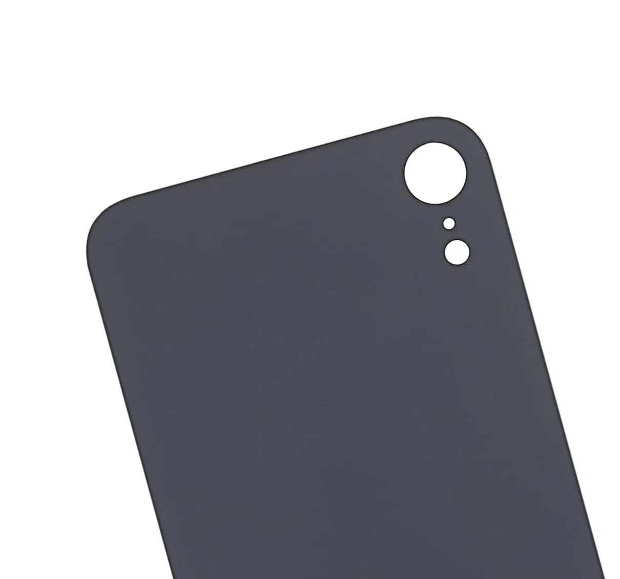 İphone XR ile Uyumlu Arka Kapak Camı (Logosuz) (Mavi)