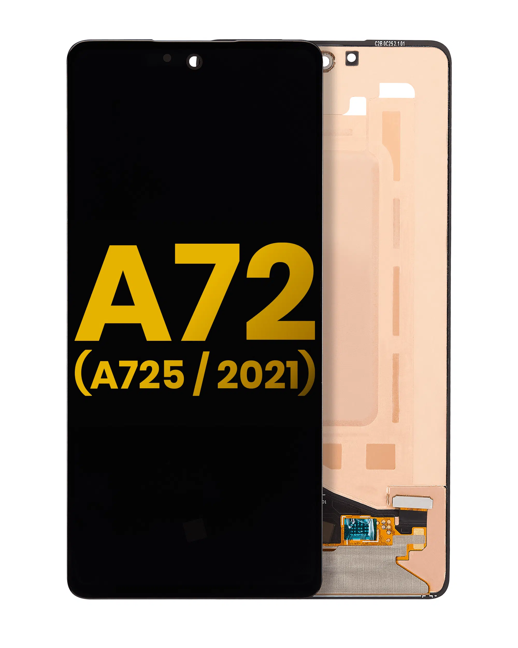 Samsung A72 İle Uyumlu Çerçevesiz Ekran Dokunmatik Siyah (Oled) (A725 / 2021)