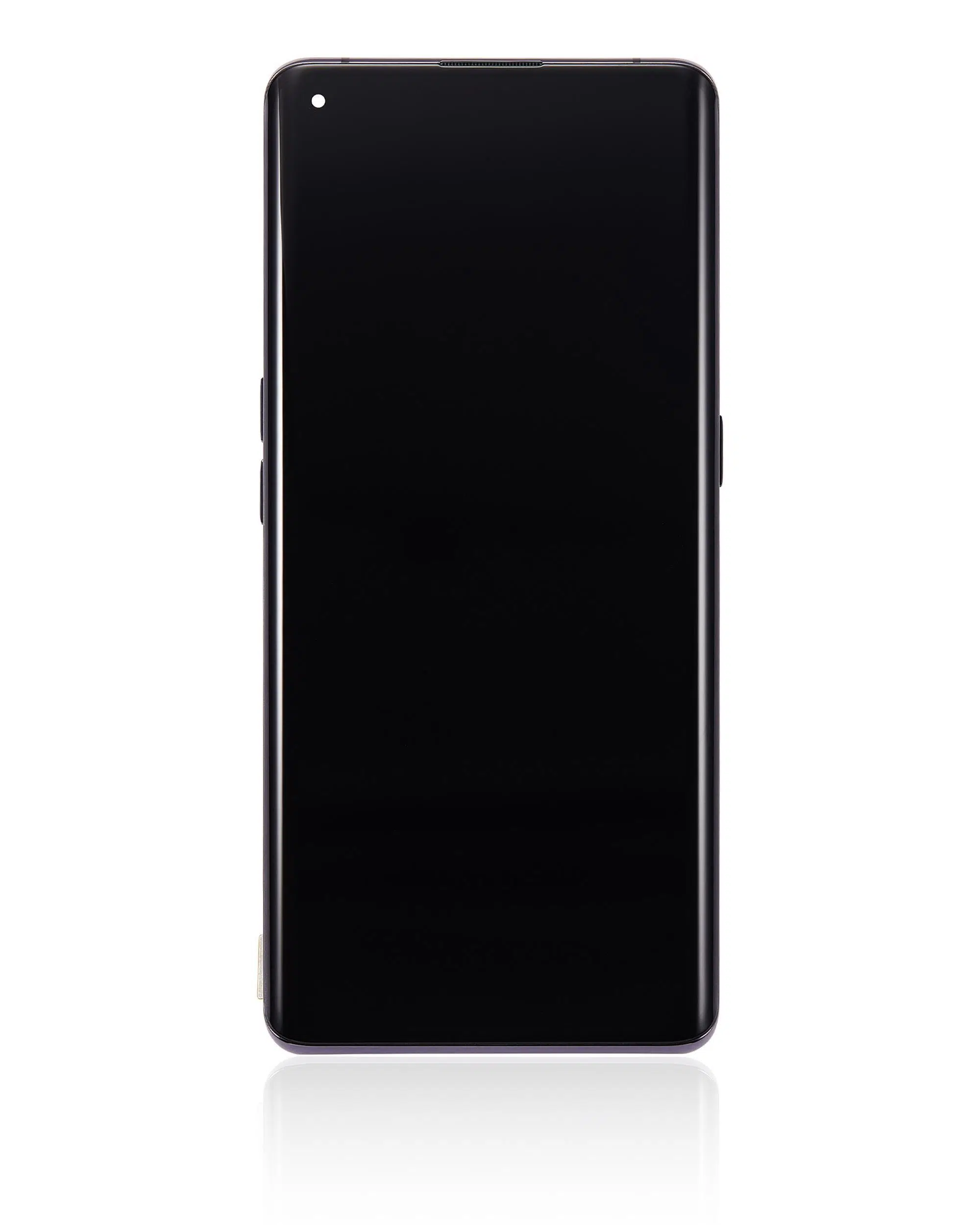 Oppo Find X2 Pro İle Uyumlu Çerçeveli Ekran Dokunmatik %100 Orijinal Ürün (Siyah)