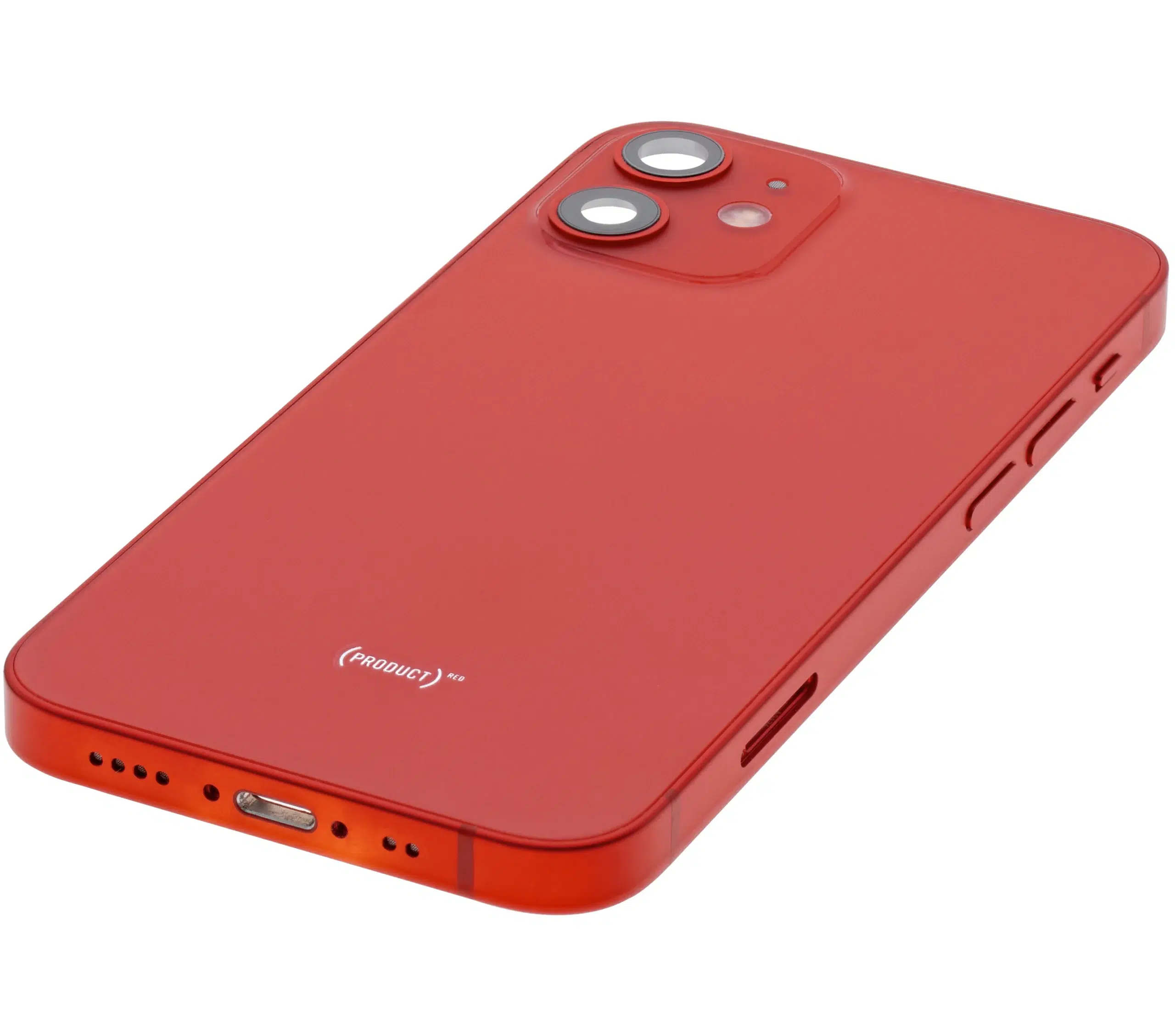 İphone 12 Mini İle Uyumlu Kasa Kapak Set Kırmızı İçi DOLU (Logolu) %100 Orijinal Ürün Kasa