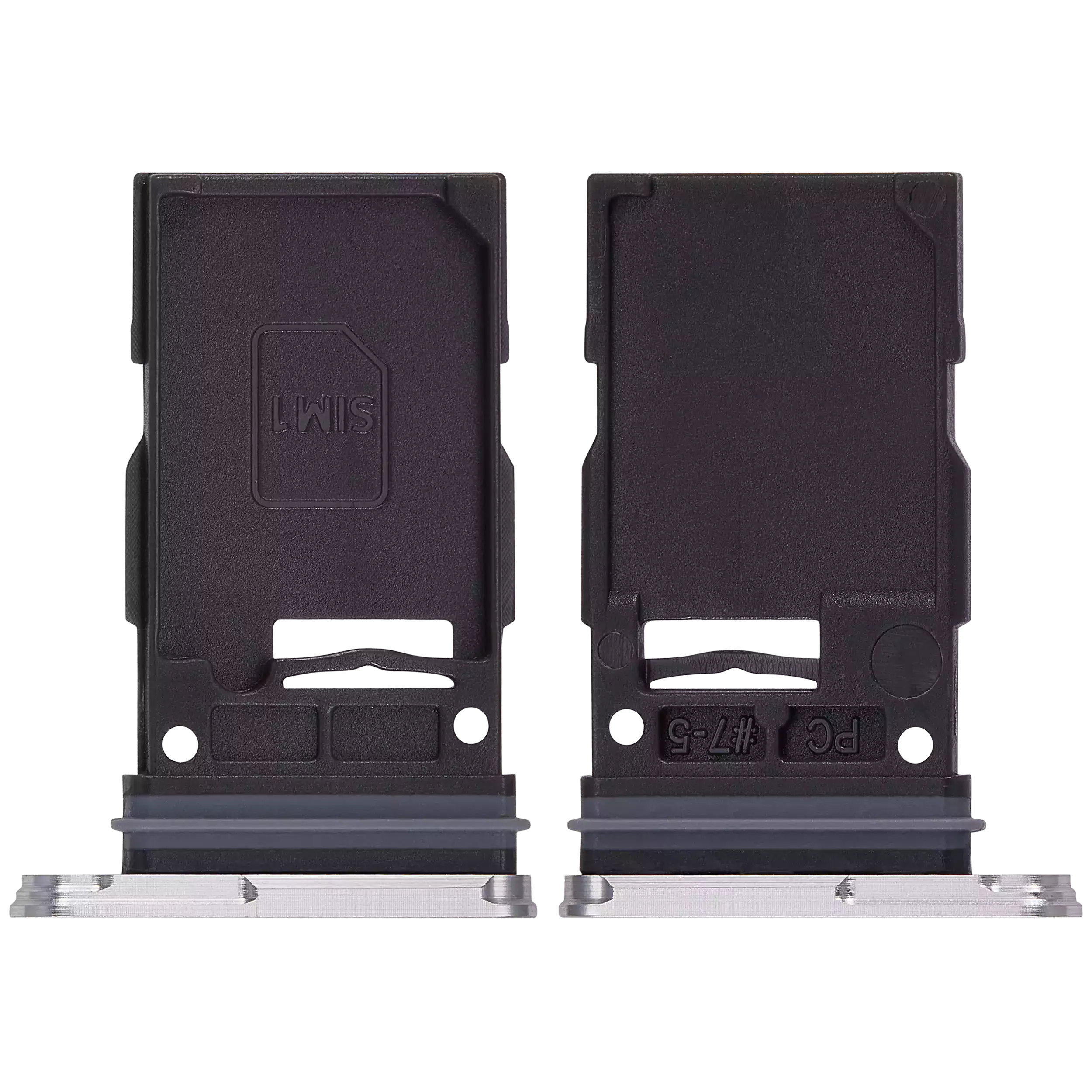 Samsung Galaxy S24 5G / S24 Plus 5G (Mermer Gri) ile Uyumlu Tek Sim Kart Tepsisi 