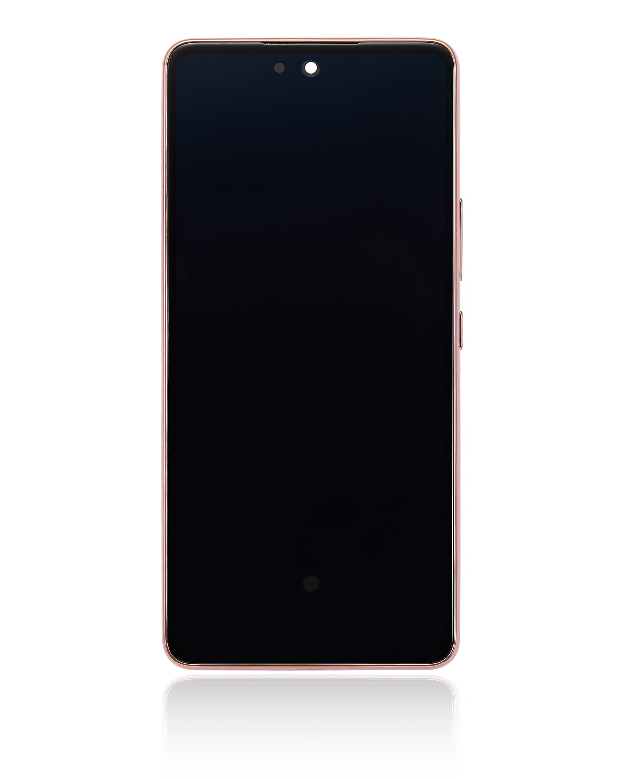 Samsung Galaxy A53 5G İle Uyumlu Çerçeveli Ekran Dokunmatik (Şeftali) (Orjinal) ( A536 / 2022)