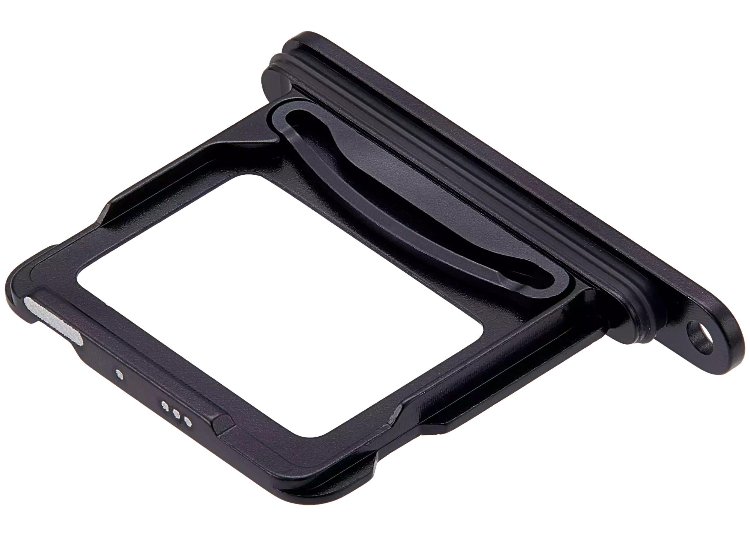 İphone 16 ile Uyumlu Çift Sim Kart Tepsisi (Siyah)