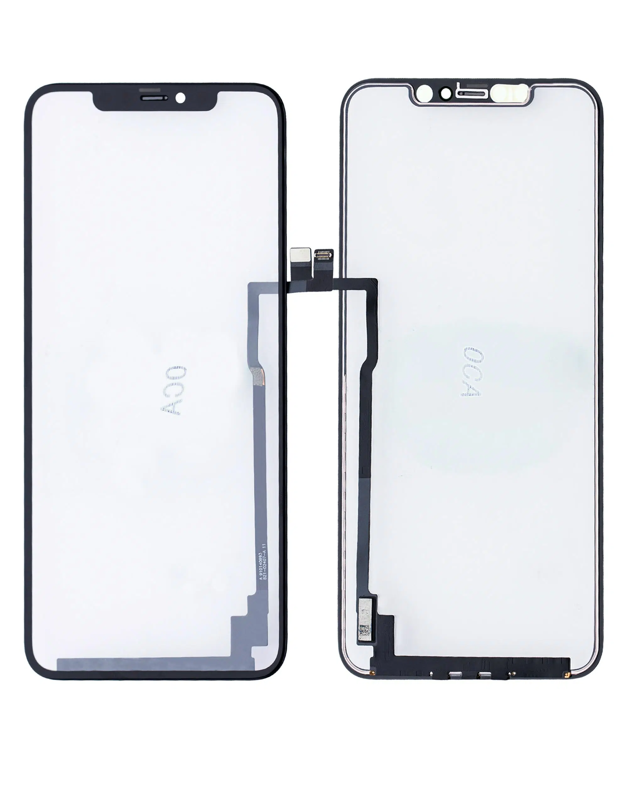 4'ü 1 Arada Uzun Esnek (Cam + OCA + Çerçeve Önceden Yüklenmiş Sayısallaştırıcı Dokunuş) İphone 11 P...