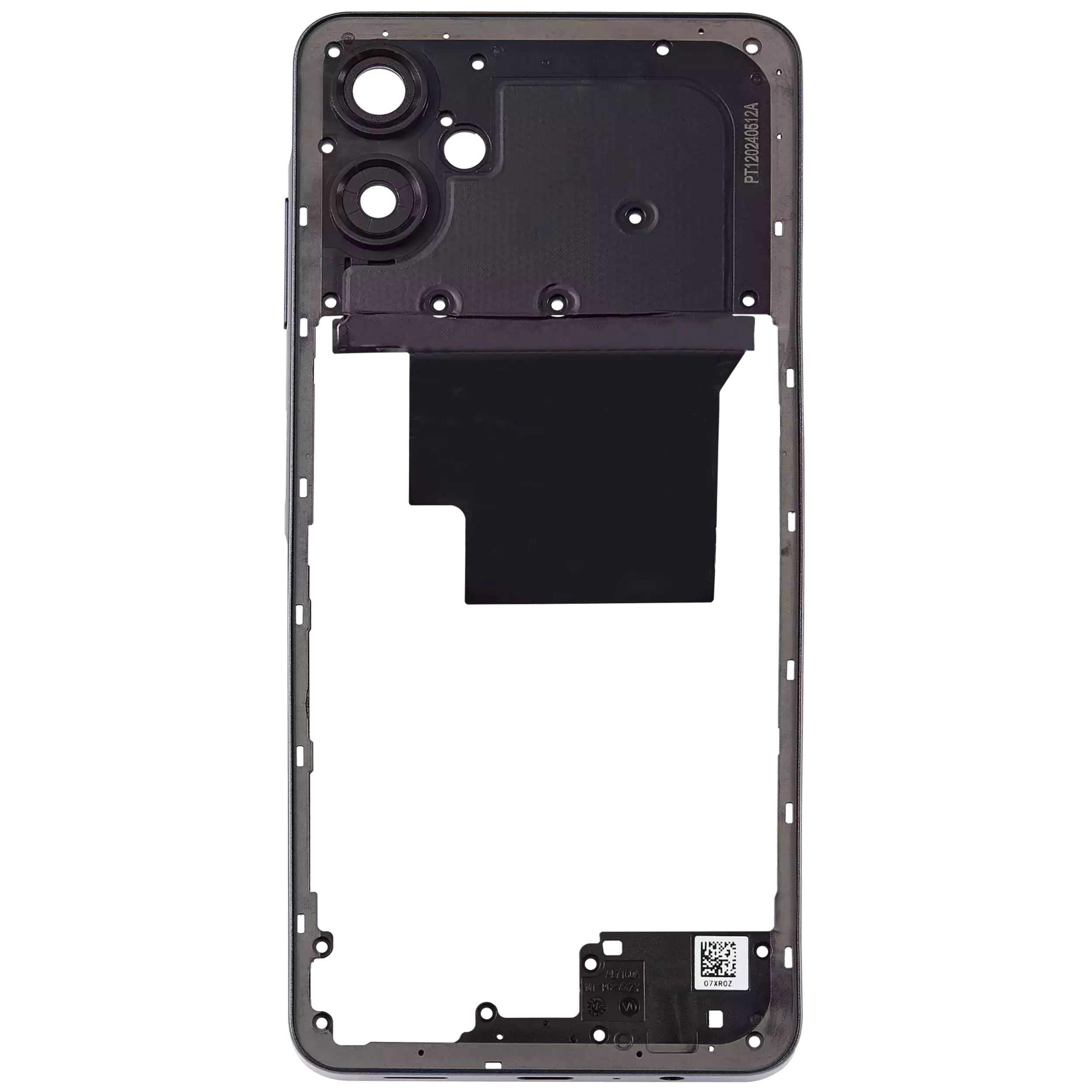 Samsung Galaxy A06 (A065 / 2024) (Mavi) ile Uyumlu Orta Çerçeve Muhafaza 