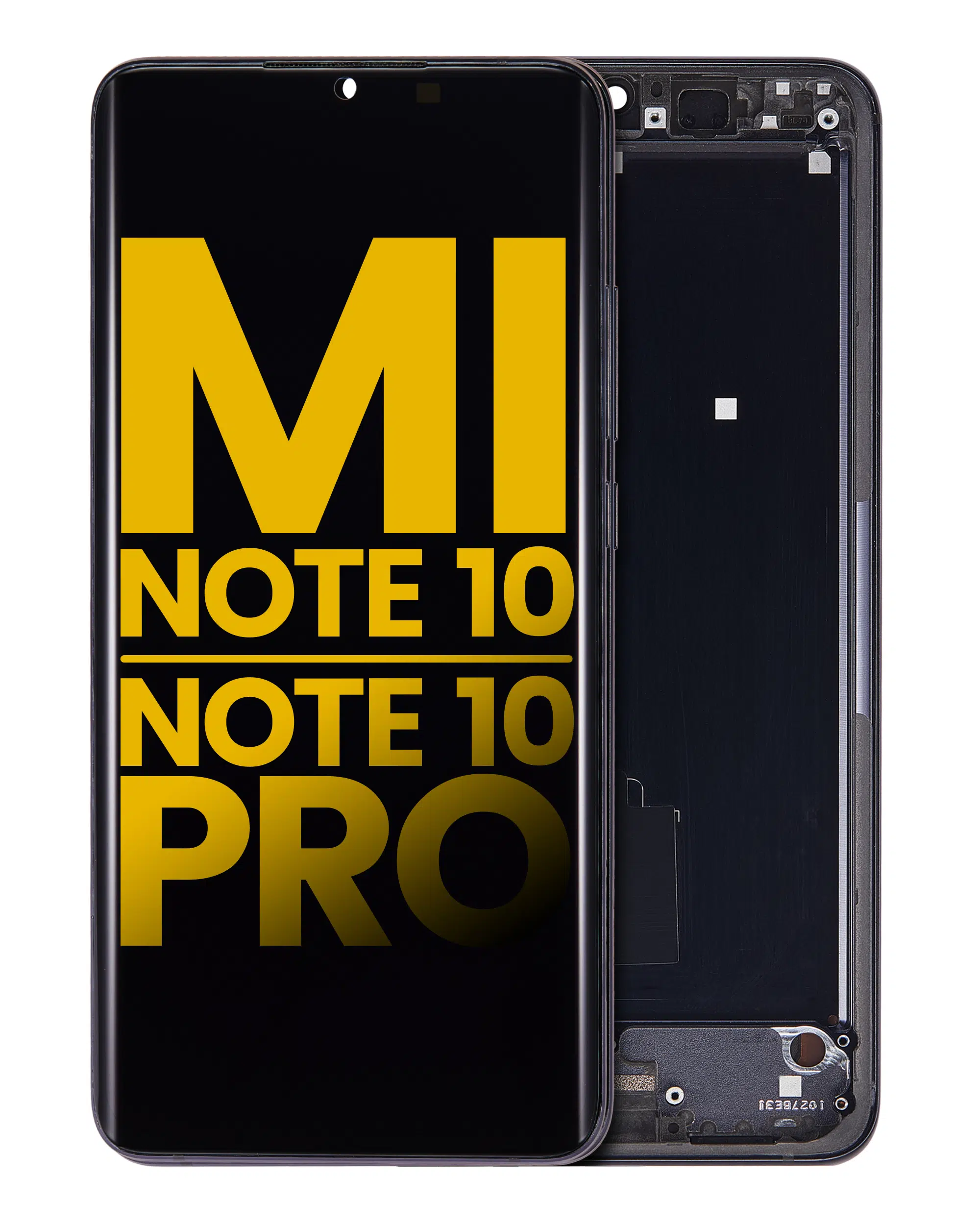 Xiaomi Mi Note 10 Pro ile Uyumlu Çerçeveli Ekran Dokunmatik (Gece ​​Yarısı Siyahı) (%100 Orijinal Ürün)