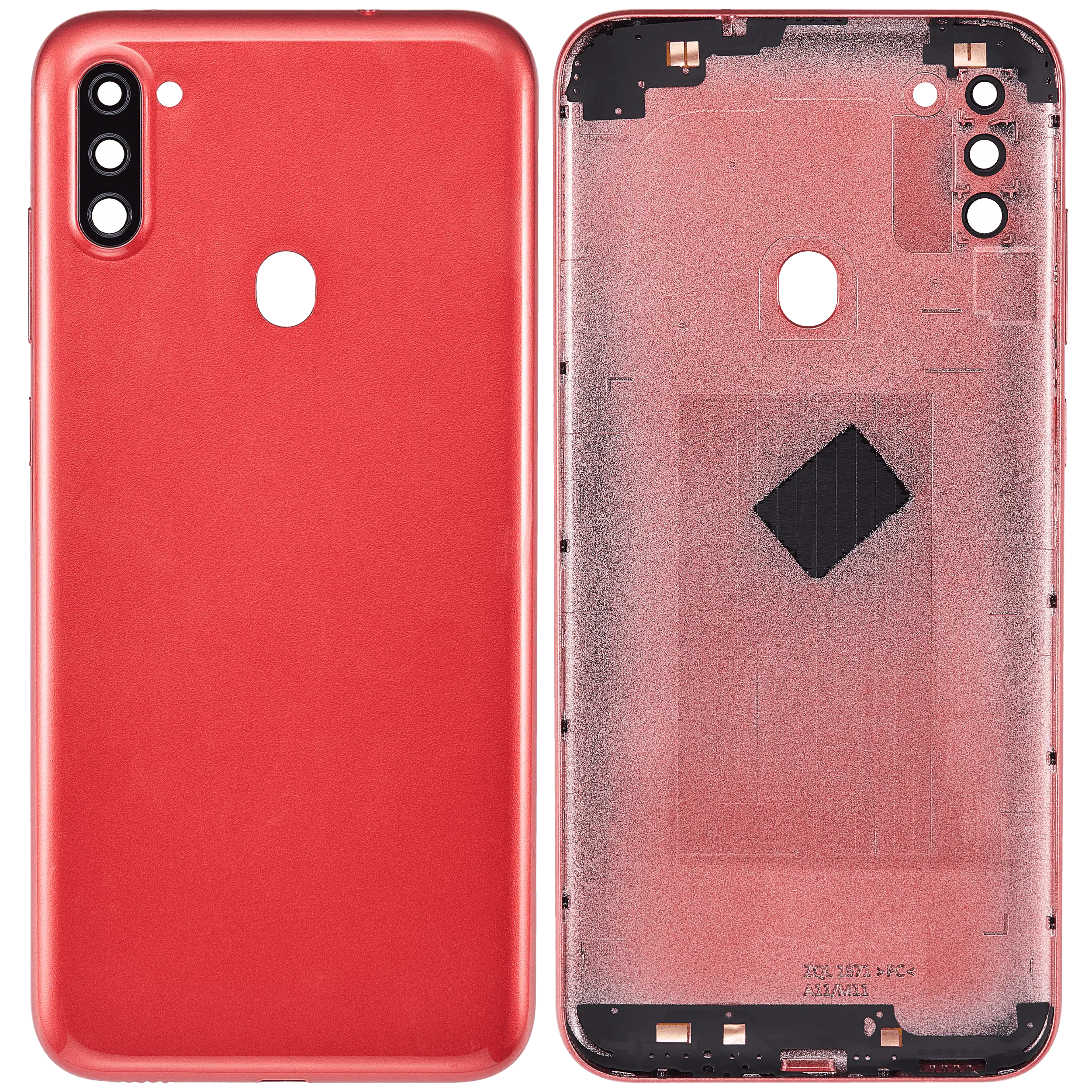Samsung Galaxy A11 (A115 / 2020) (Uluslararası Versiyon) İle Uyumlu Kamera Lensli Arka Kapak ... 