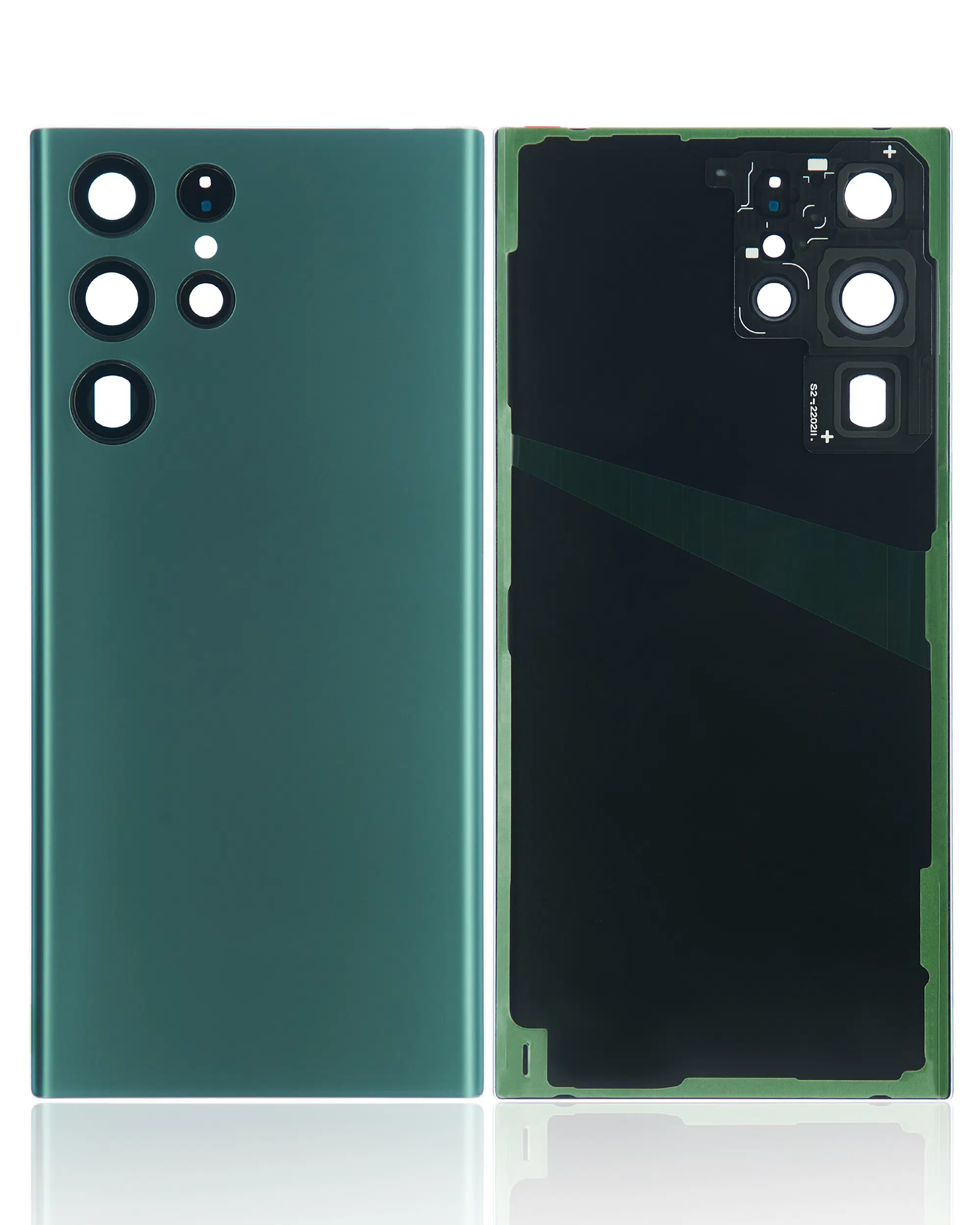 Samsung Galaxy S22 Ultra 5G İle Uyumlu Kamera Lensli Arka Kapak Camı (Logosuz) (Satış Sonrası ... 