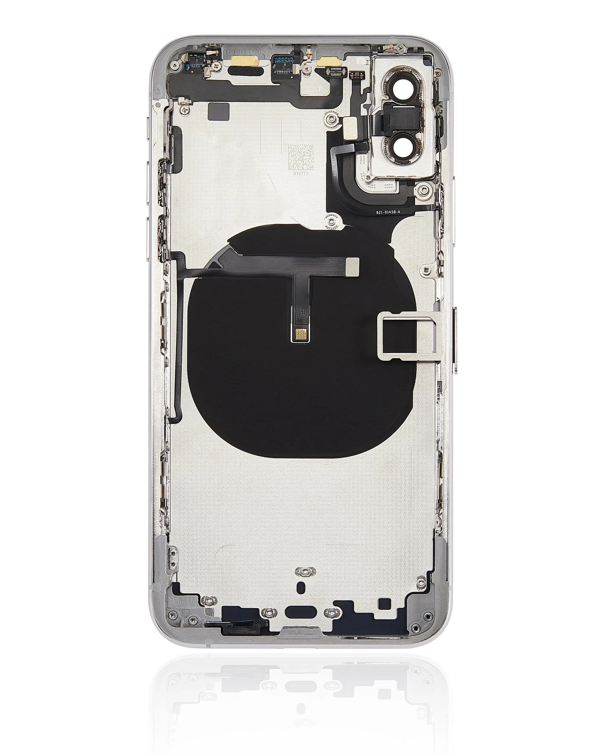 İphone XS İle Uyumlu Kasa Kapak Set Beyaz İçi DOLU (Logolu) %100 Orijinal Ürün Kasa
