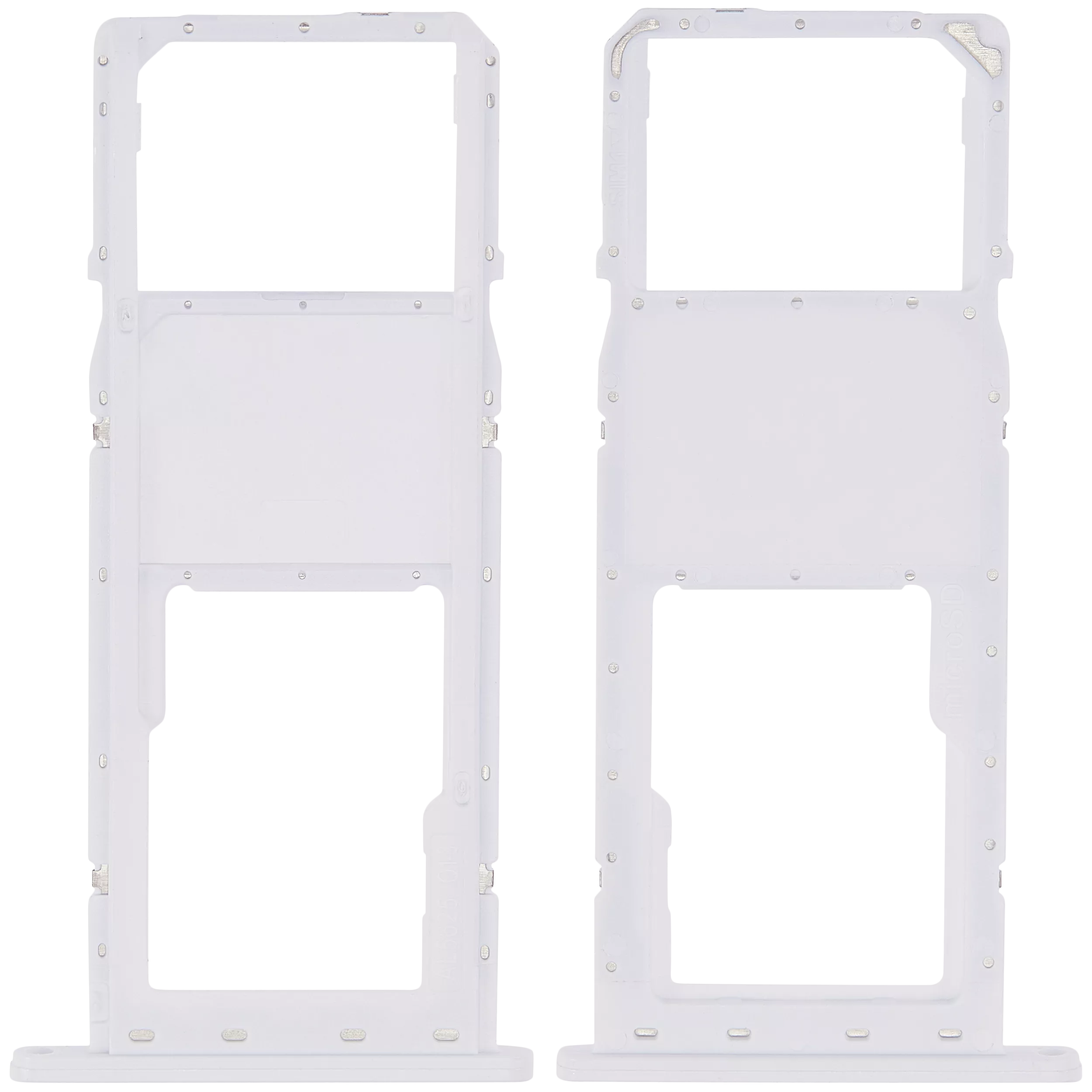 Samsung Galaxy A02S (A025 / 2020) / A03 (A035 / 2021) (Beyaz) ile Uyumlu Tek Sim Kart Tepsisi 