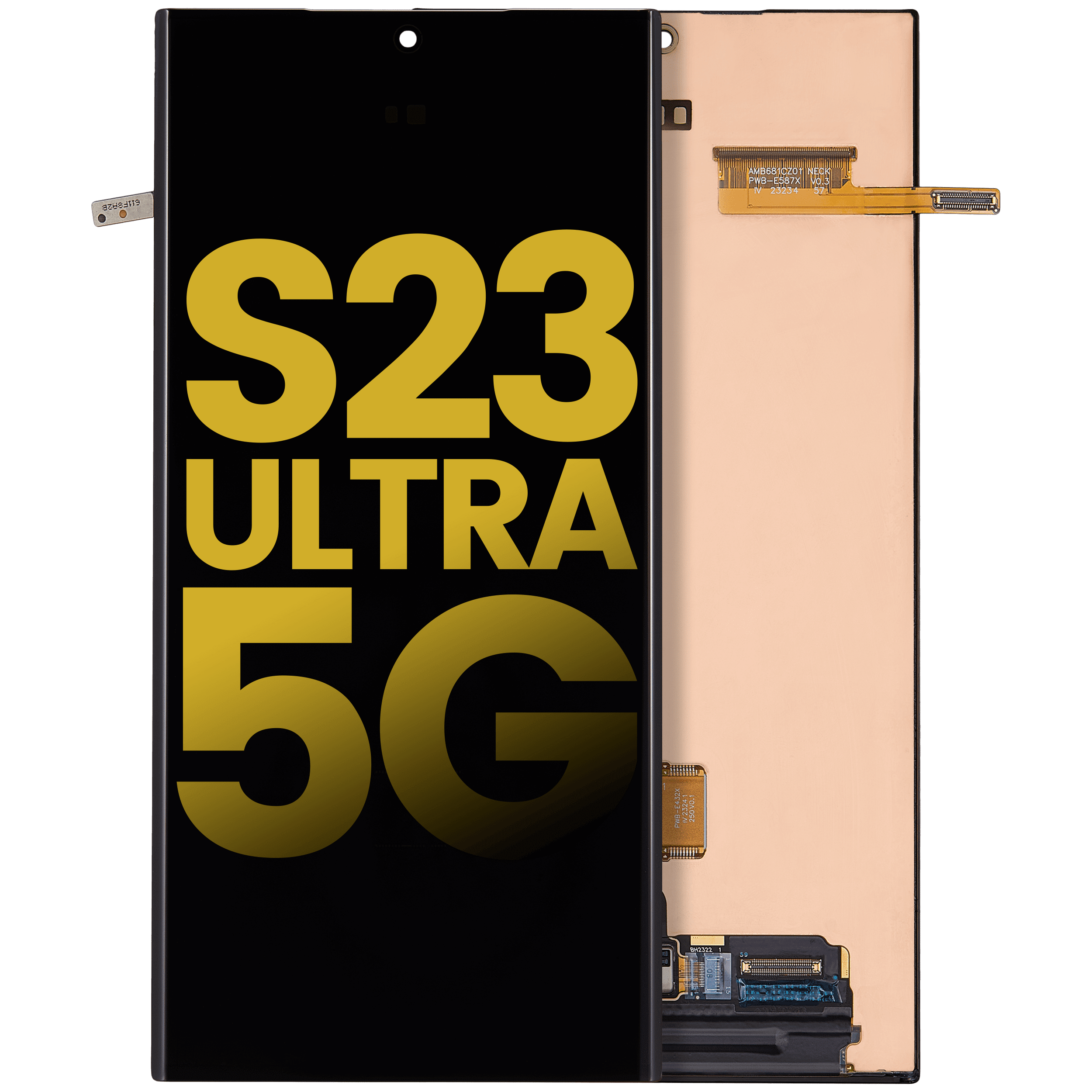 Çerçevesiz OLED Montajı Samsung Galaxy S23 Ultra 5G (ABD ve Uluslararası) (Yenileme) İle Uyumlu... 
