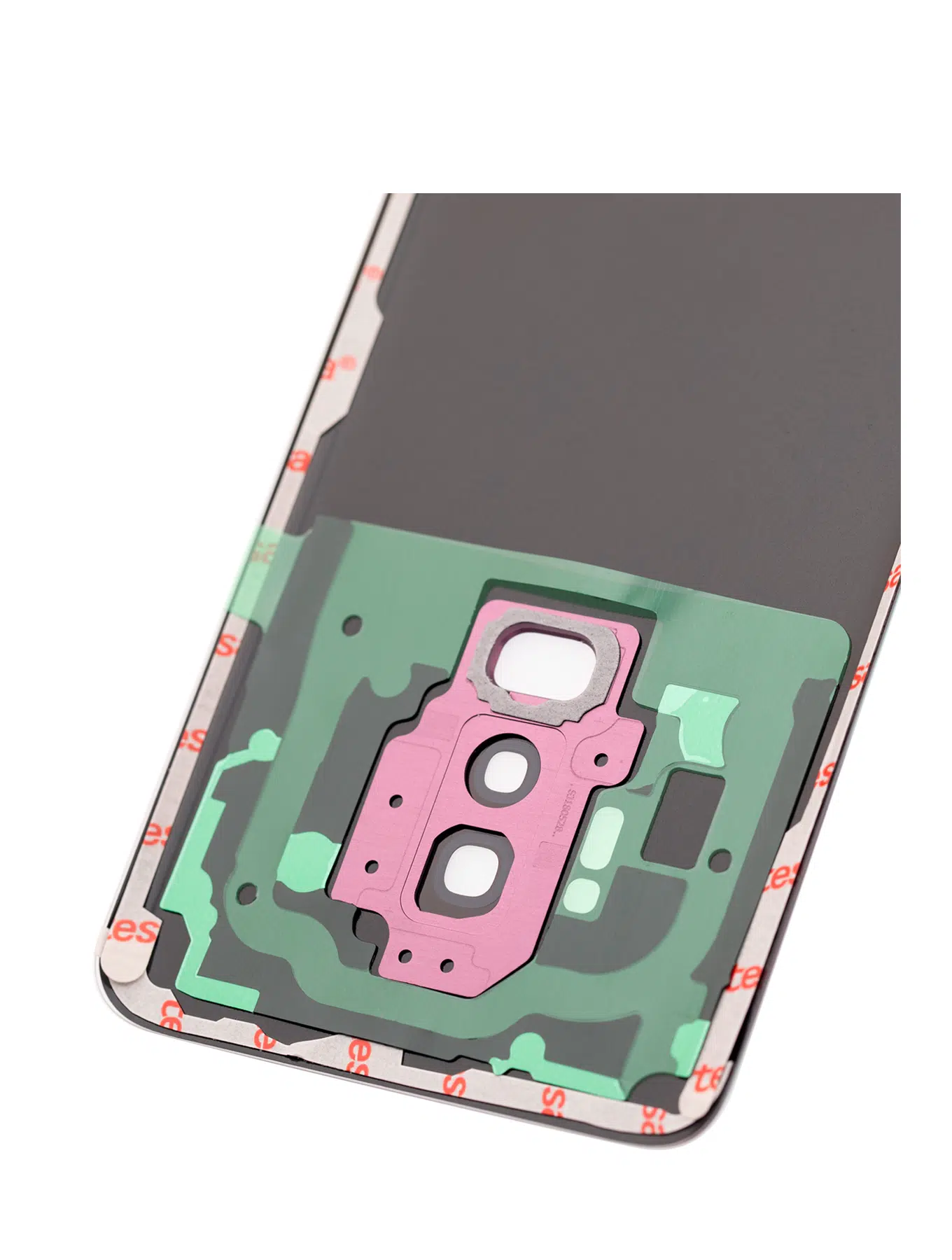 Samsung Galaxy S9 Plus İle Uyumlu Kamera Lensli Arka Kapak Camı (Logosuz) (Aftermarket Plus)... 