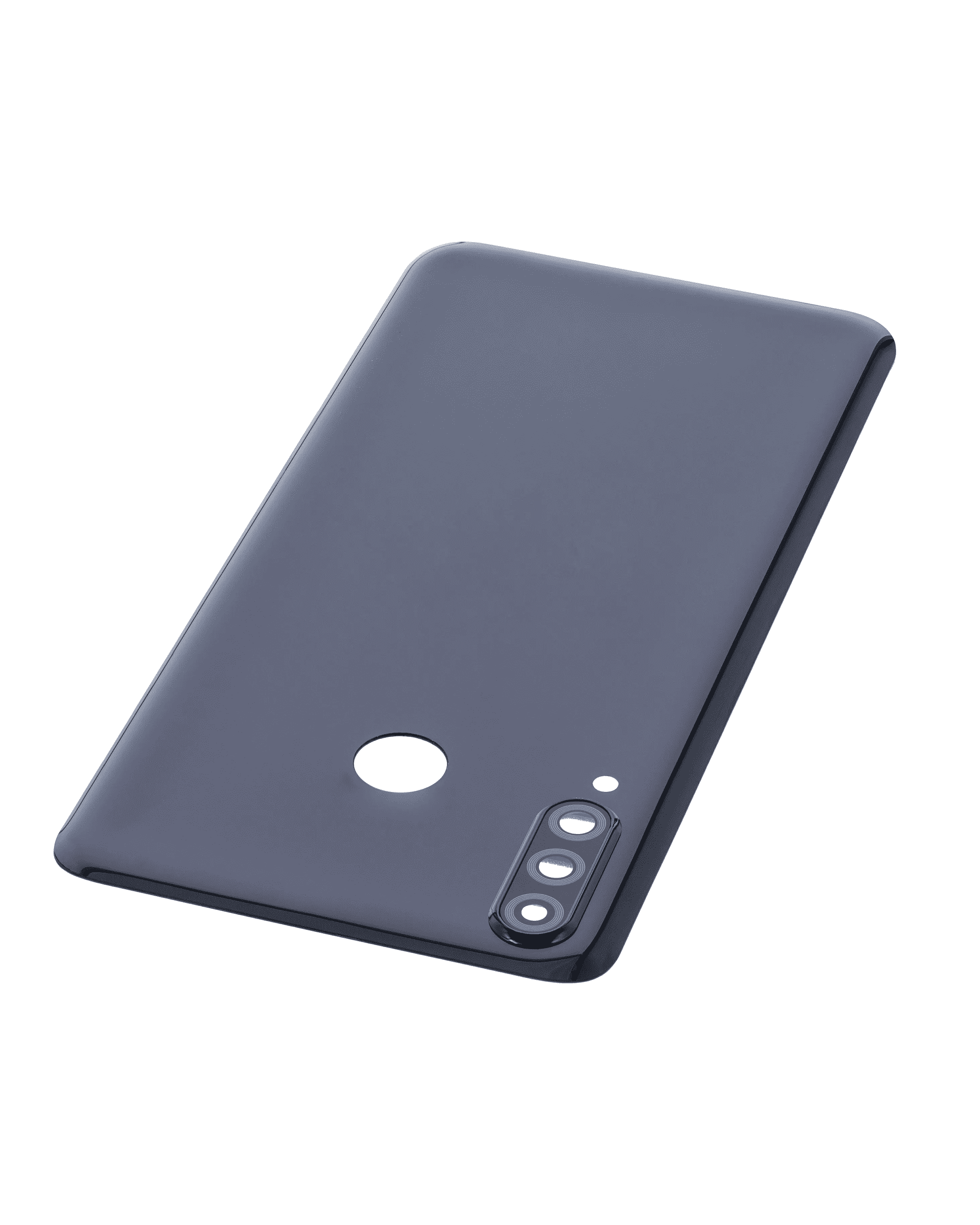 Huawei P30 Lite  ile Uyumlu Arka kapak Camı Kamera Lensli Siyah (64gb)