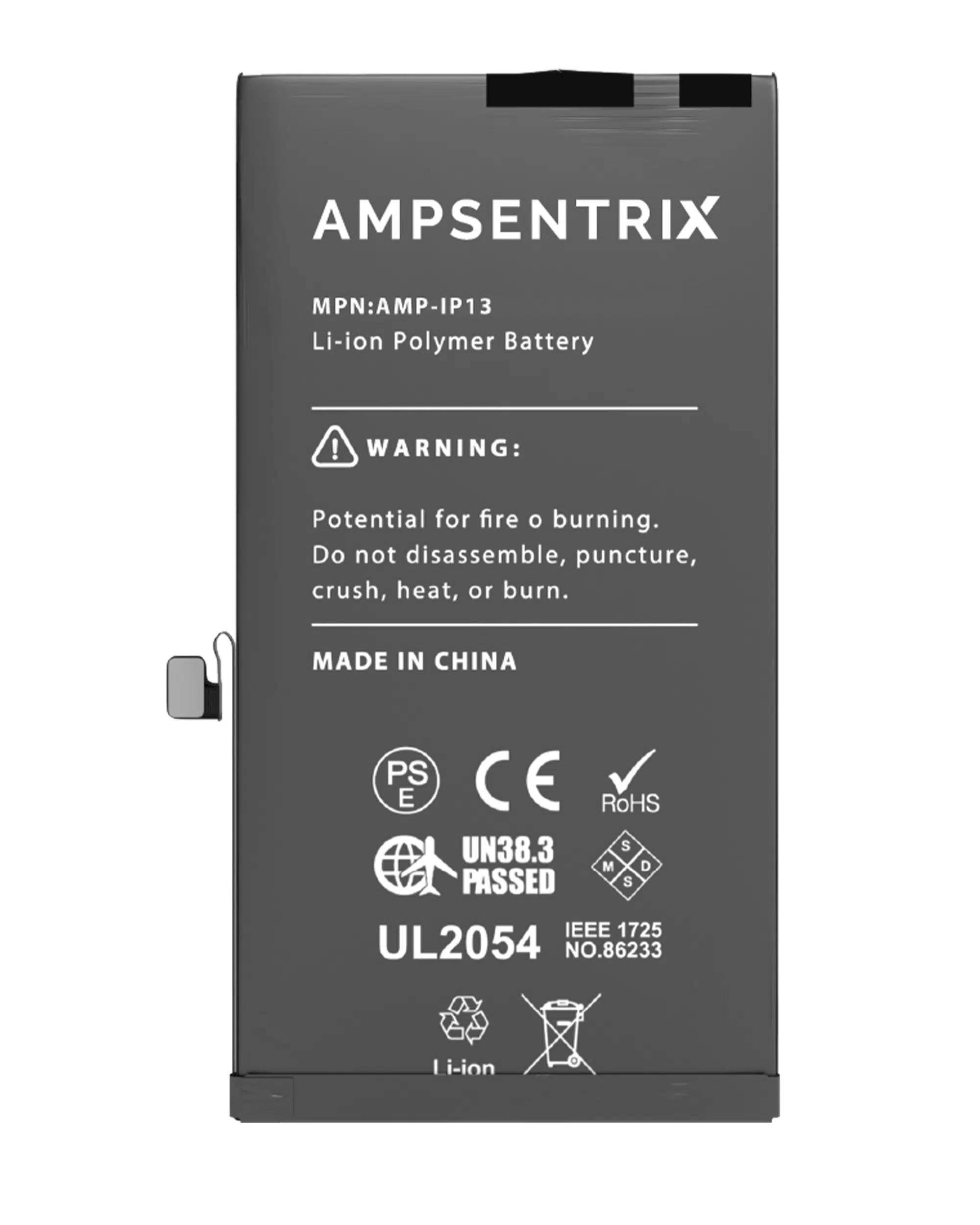 İphone 13 (AmpSentrix Pro) ile Uyumlu Batarya Pil Garantili