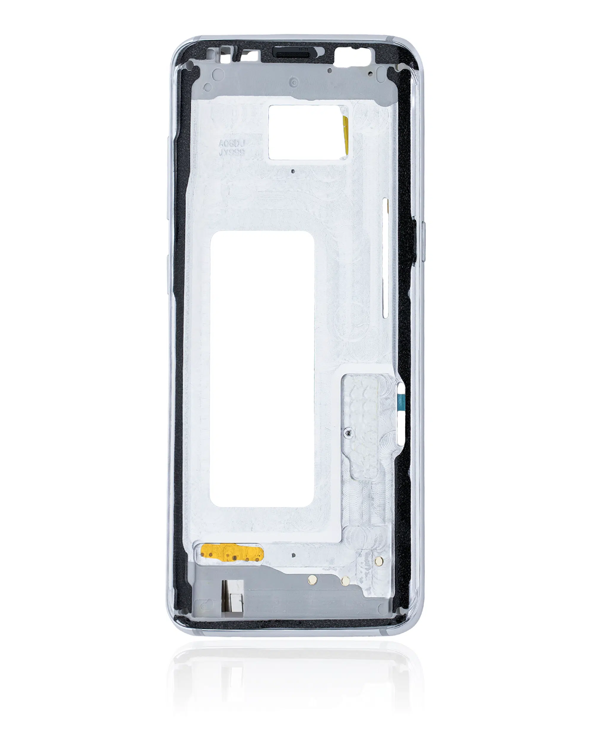 Samsung Galaxy S8 ile Uyumlu Orta Çerçeve Muhafaza (Küçük Parçalarla) (Arktik Gümüş) 