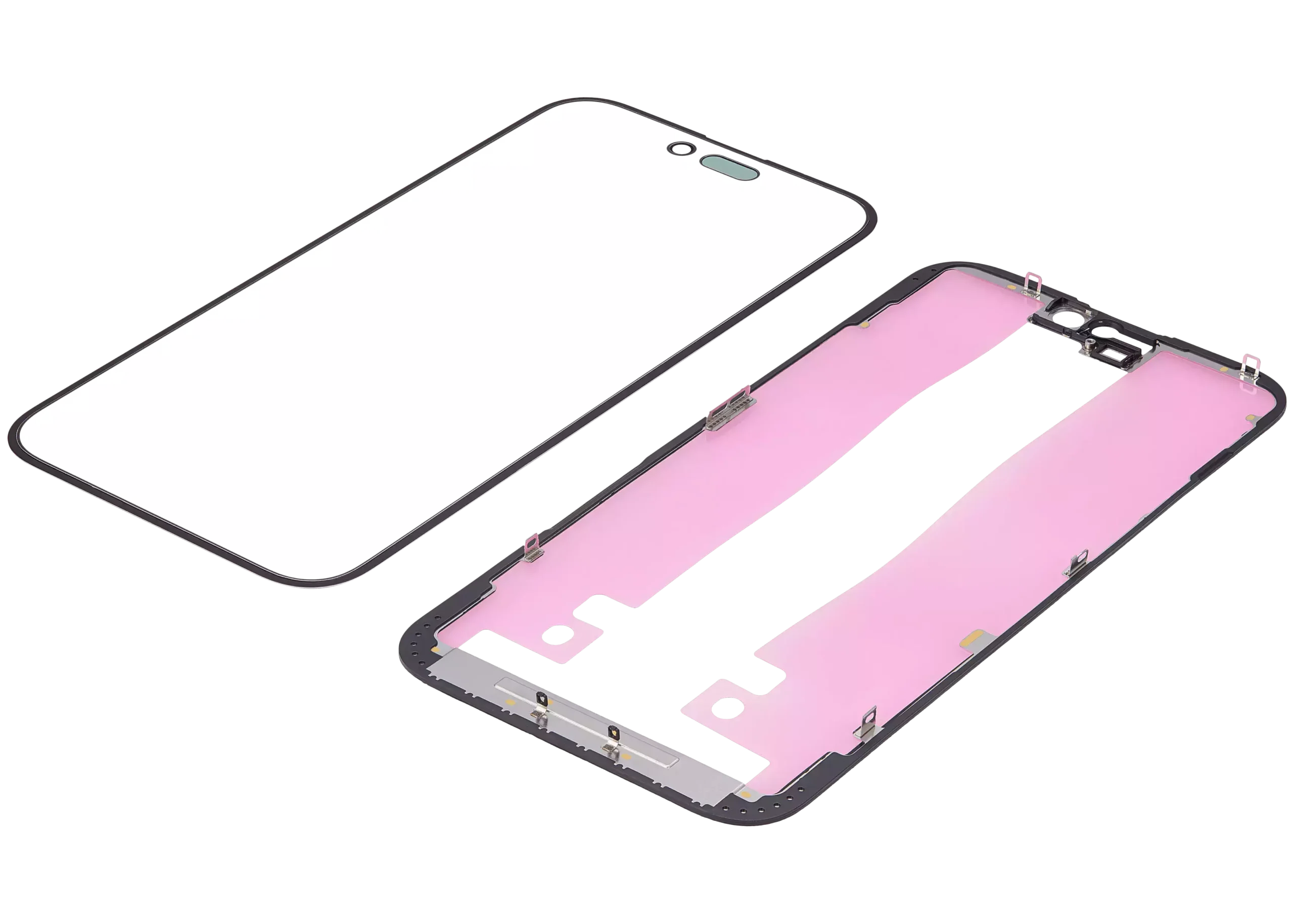 3'ü 1 arada (OCA Önceden Yüklenmiş Cam + Çerçeve) İphone 15 Plus (OCA Master) ile Uyumlu