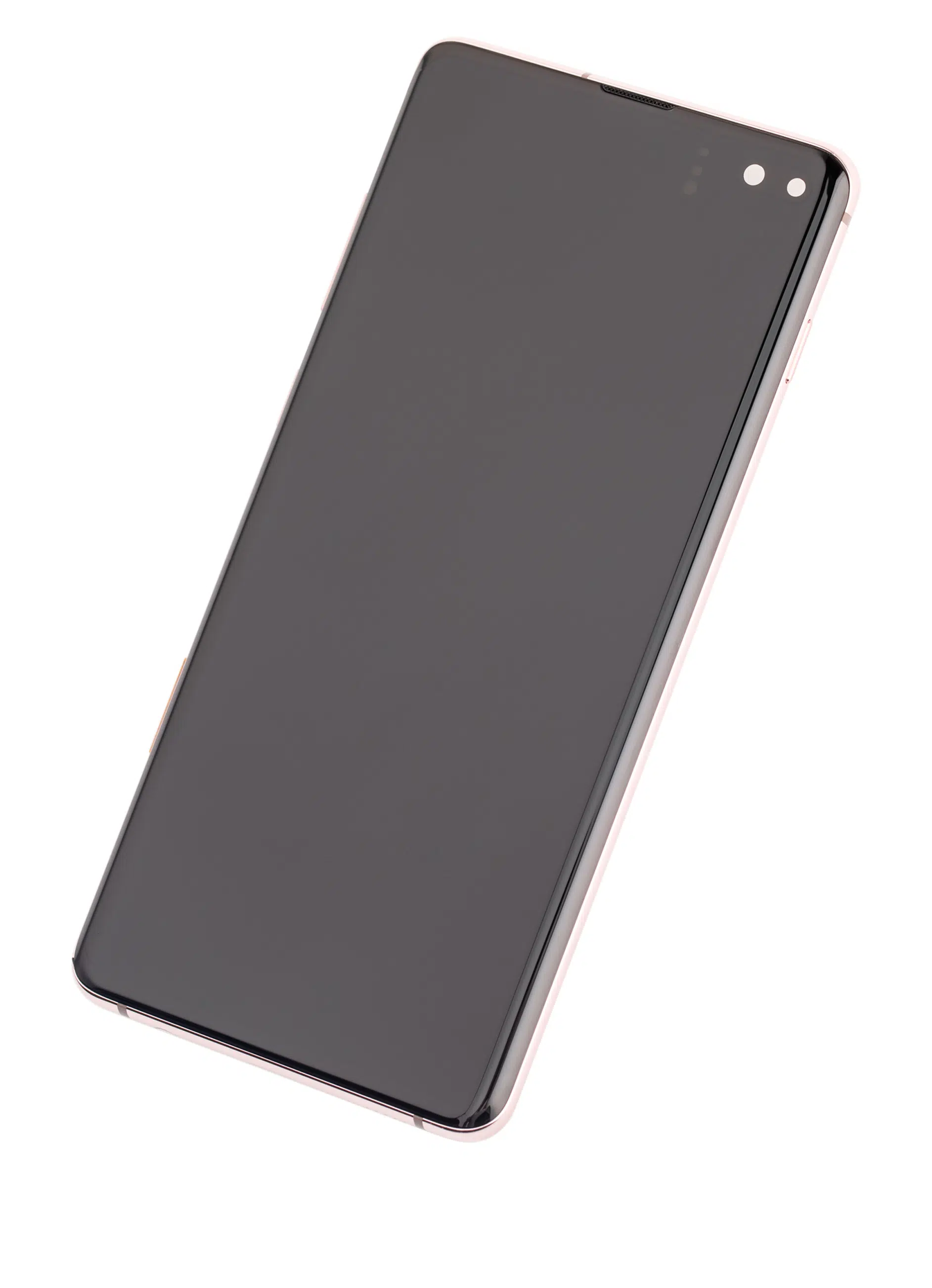 Samsung Galaxy S10 Plus İle Uyumlu Ekran Dokunmatik Çerçeveli (Flamingo Pembesi)