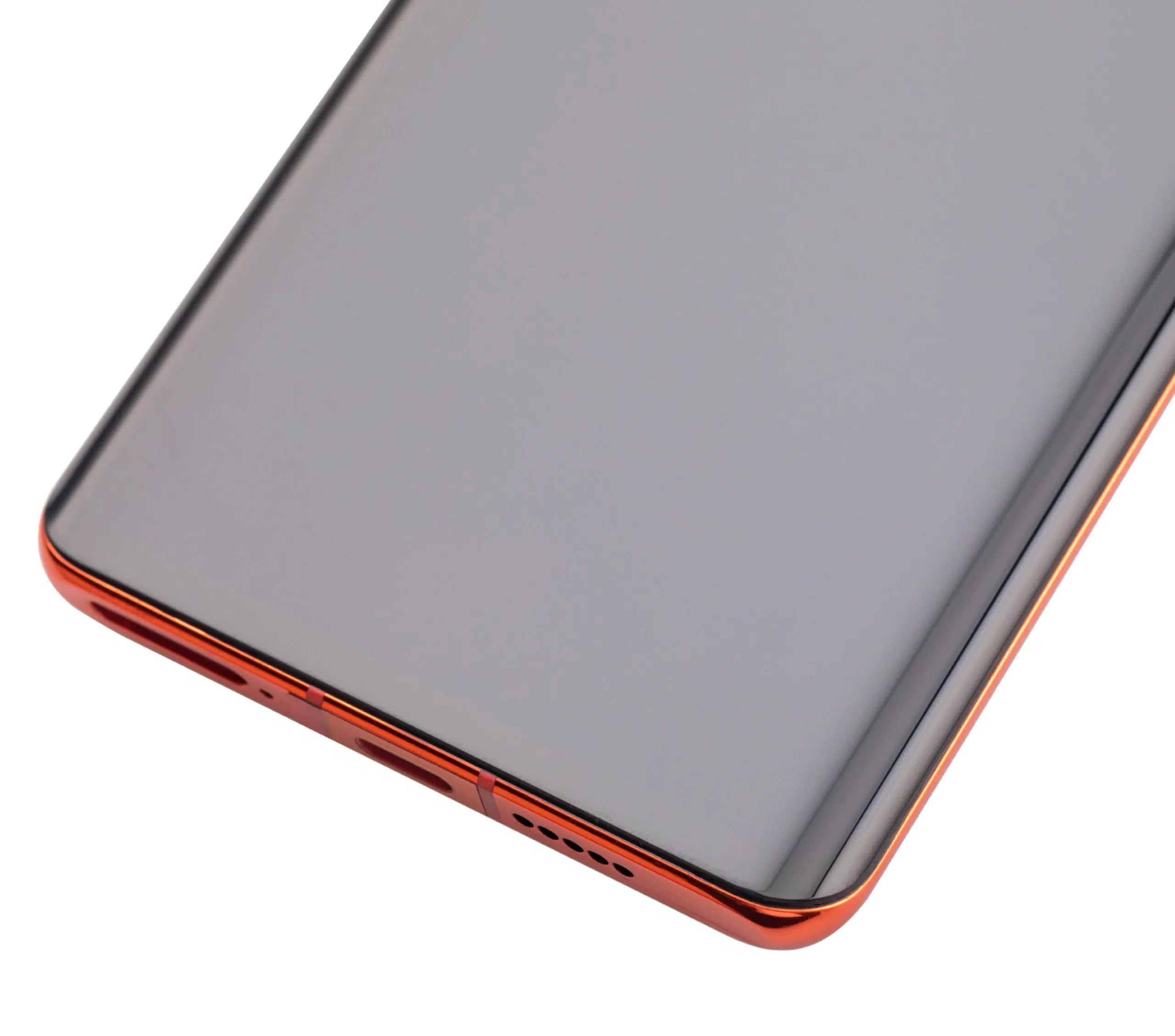 Huawei P30 Pro İle Uyumlu Çerçeveli Ekran Dokunmatik (Turuncu) (%100 Orijinal Ürün)