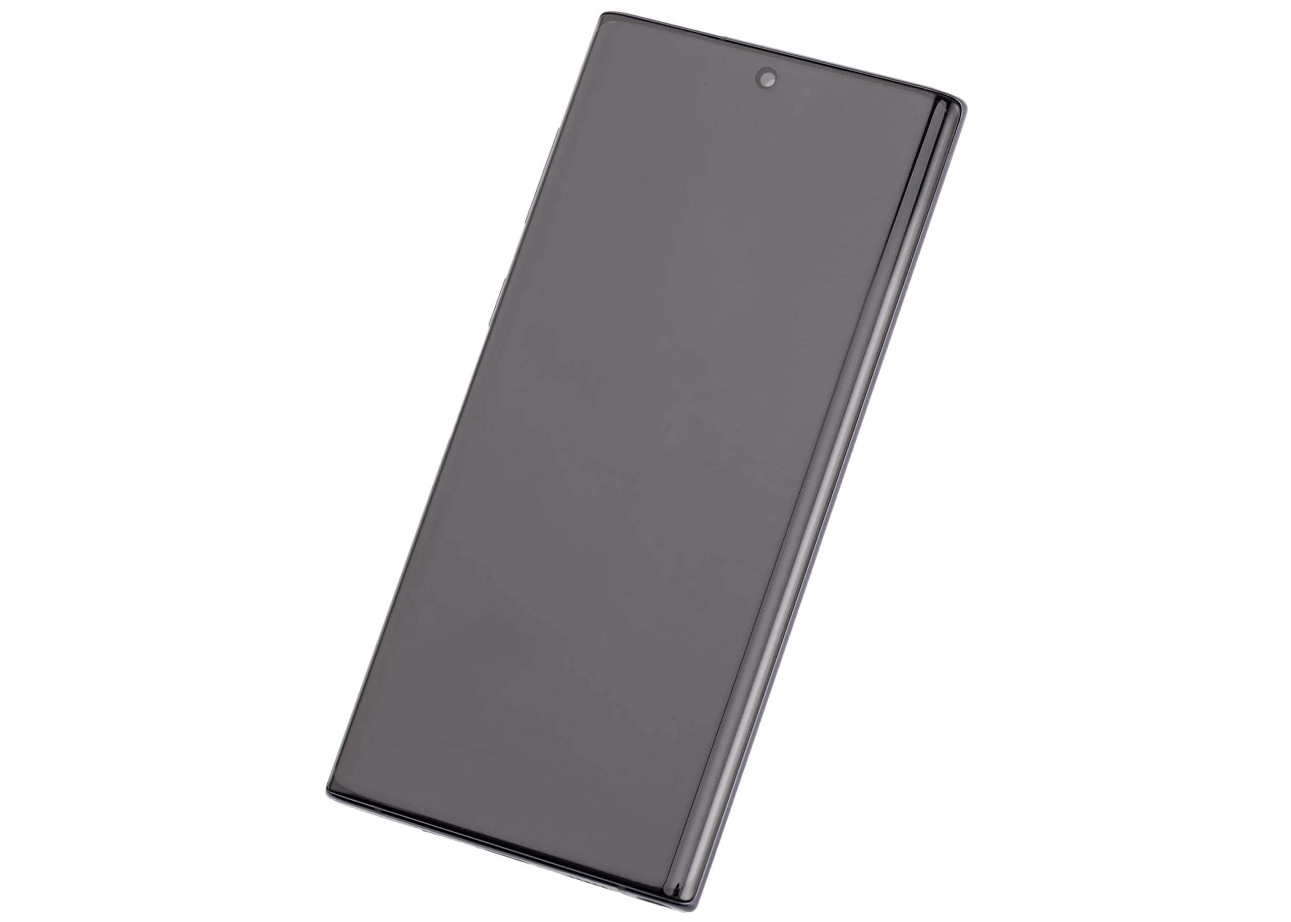 Samsung Galaxy Note 10 (Aftermarket Plus) (Aura Black) ile Uyumlu Çerçeveli OLED Montajı 