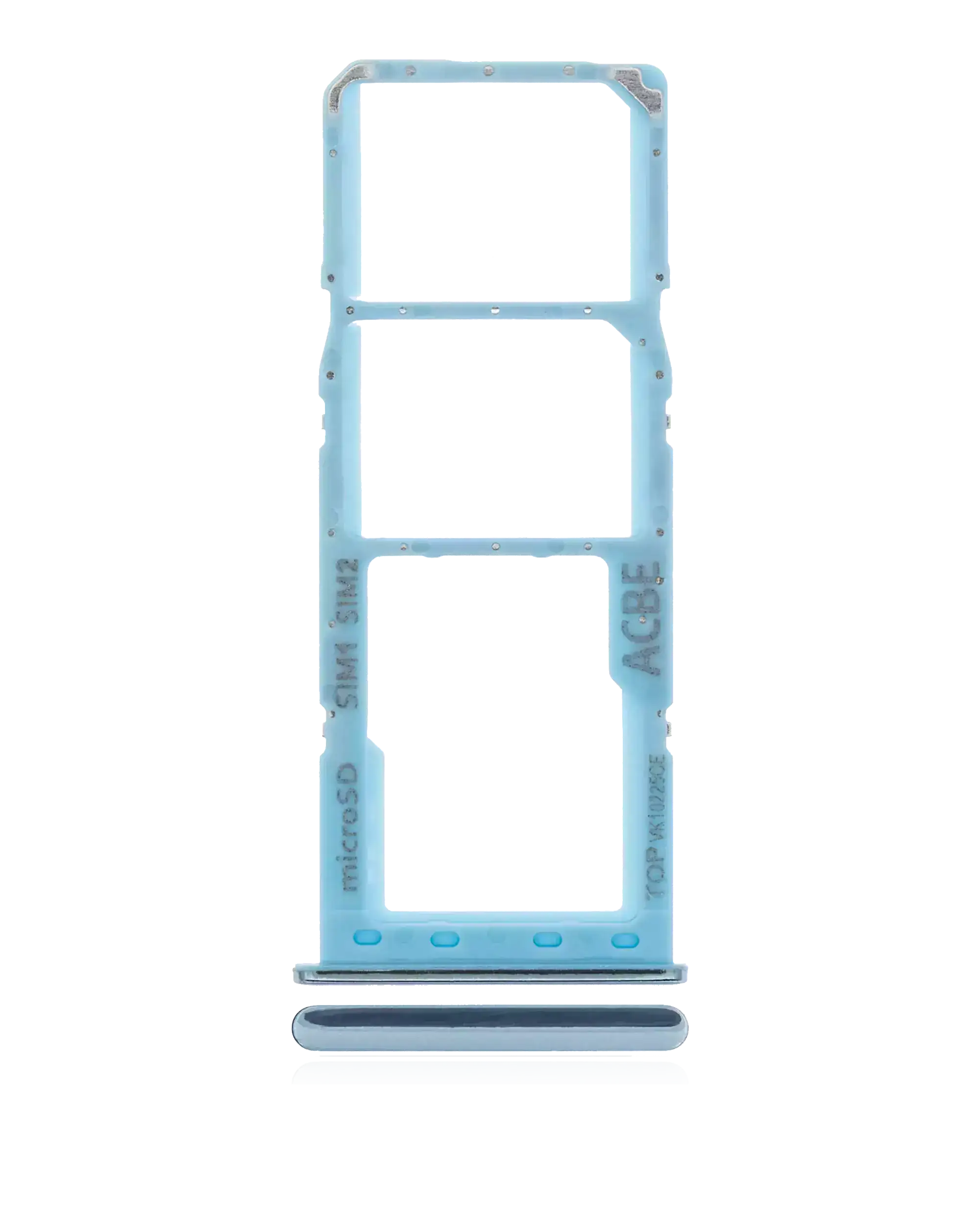 Samsung Galaxy A32 ile Uyumlu Çift Sim Kart Tepsisi (A325 / 2021) (Mavi)