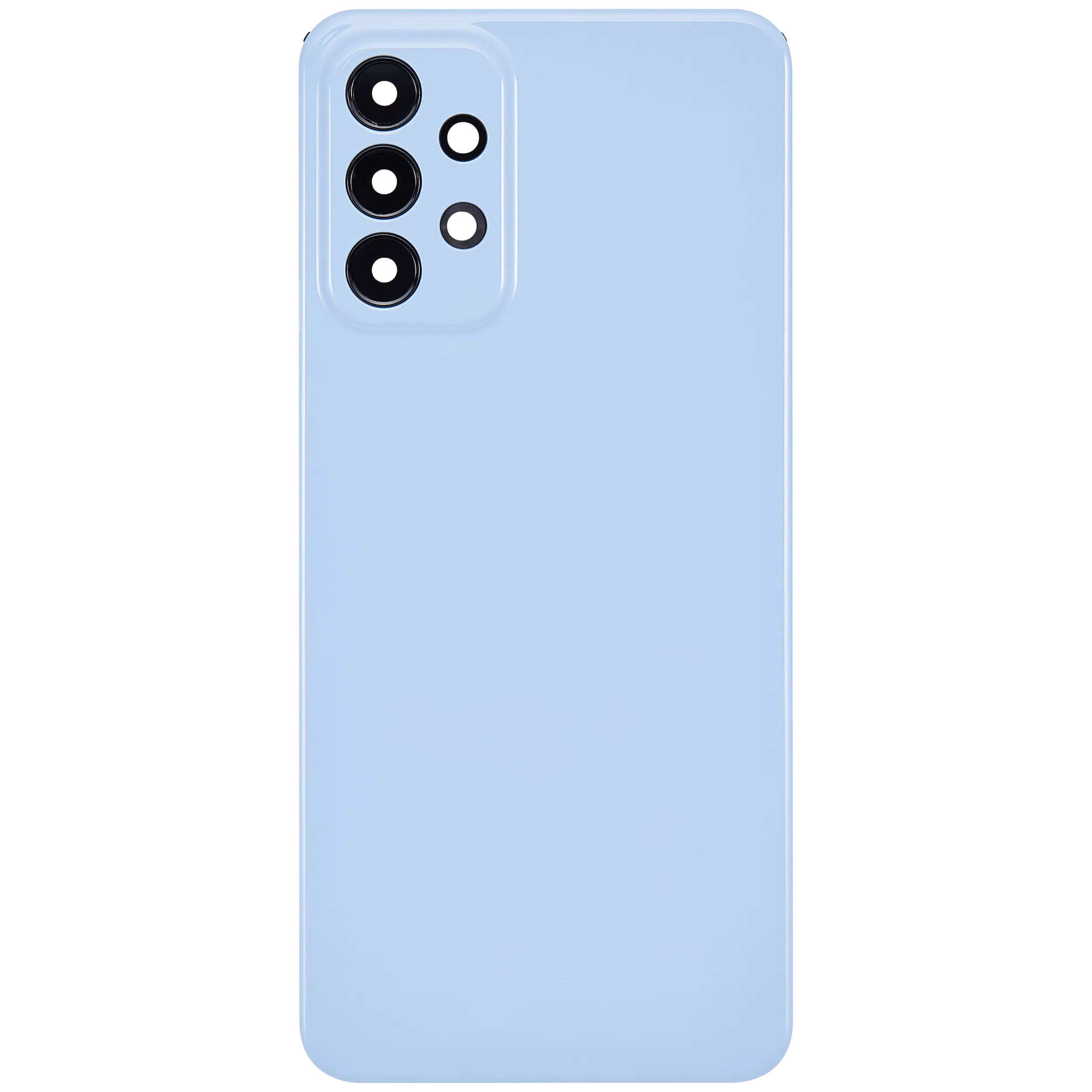 Arka kapak Camı Uyumlu Samsung Galaxy A23 (A235 / 2022) (Aftermarket Plus) (Mavi)