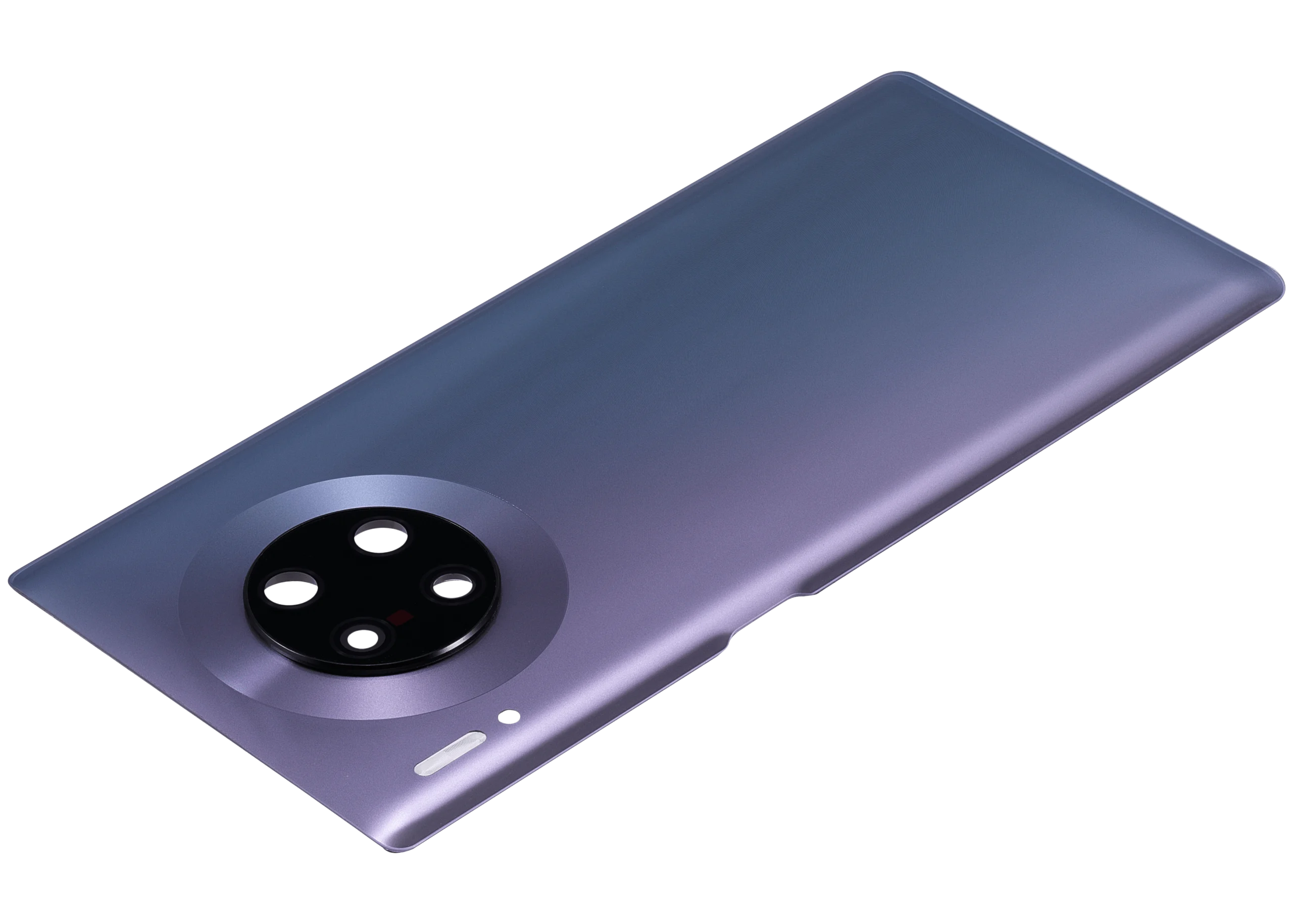 Huawei Mate 30 Pro İle Uyumlu Kamera Lensli Arka Kapak Camı (Uzay Gümüşü)