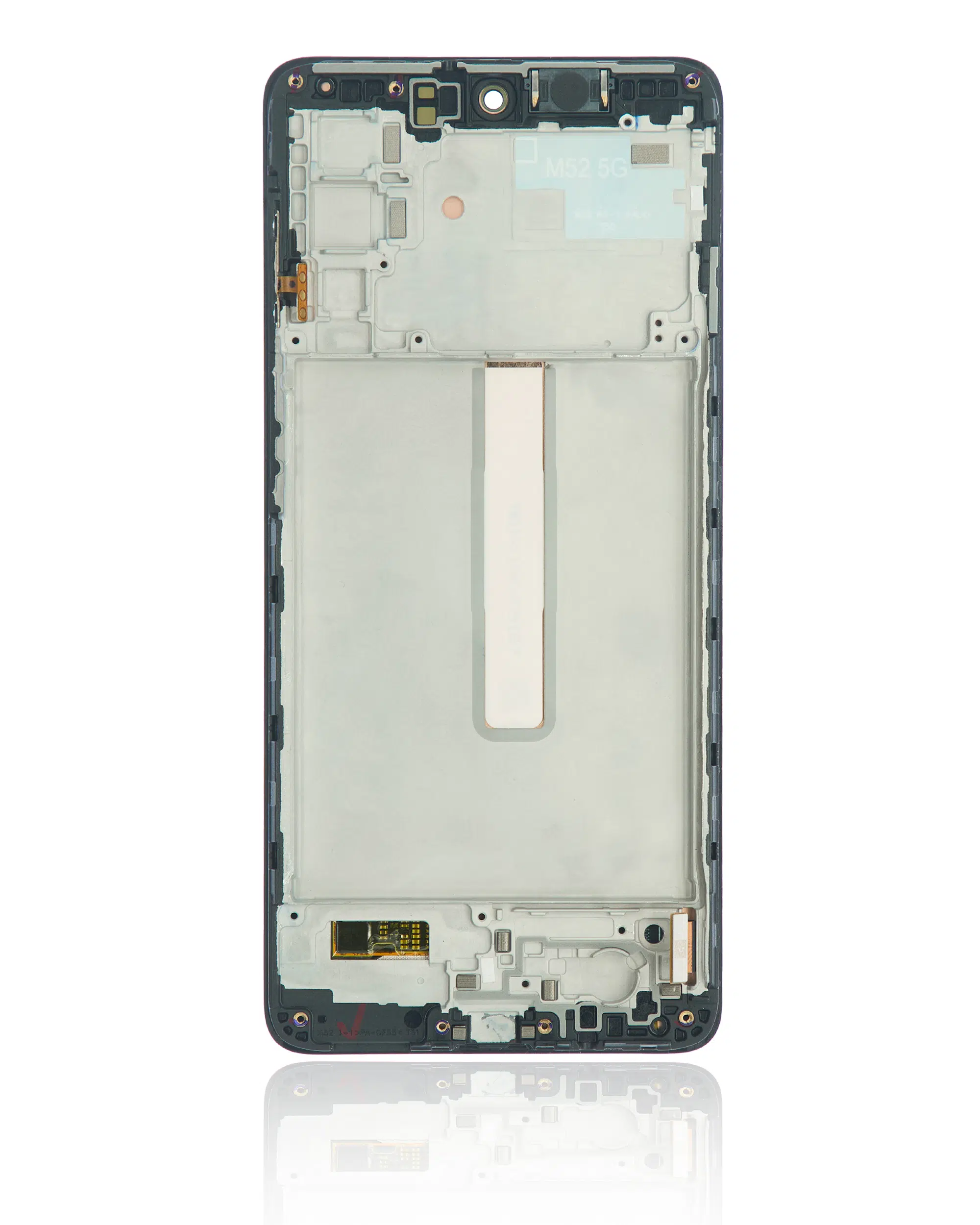 Samsung Galaxy M52 5G İle Uyumlu Çerçeveli Ekran Dokunmatik (%100 Orijinal Ürün) (M526 / 2021)