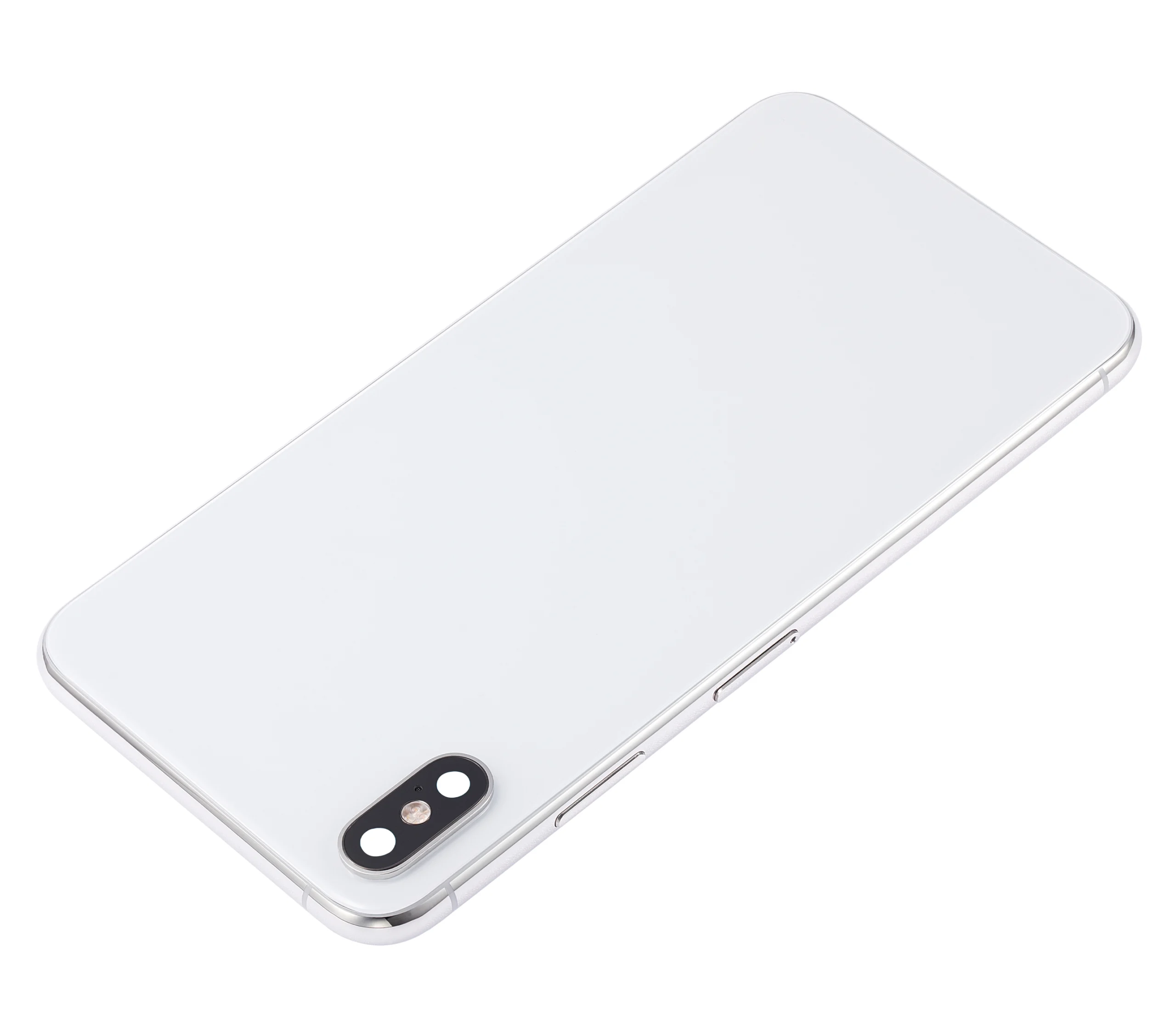 İphone XS Max İle Uyumlu Kasa Kapak Set Beyaz İçi DOLU (Logolu) %100 Orijinal Ürün Kasa