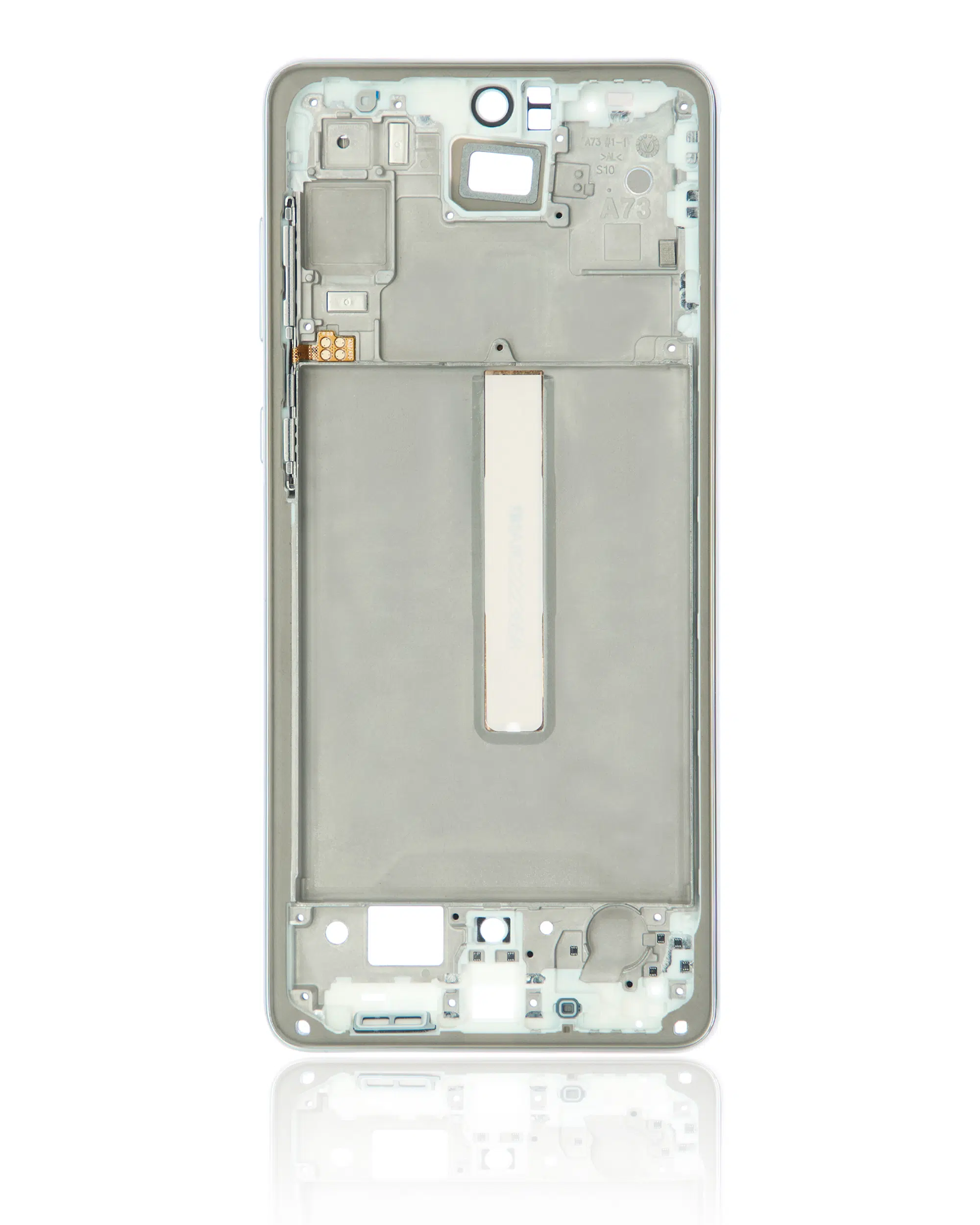 Samsung Galaxy A73 (A735 / 2022) / A73 5G (A736 / 2022) (Beyaz) ile Uyumlu Orta Çerçeve Muhafaza 