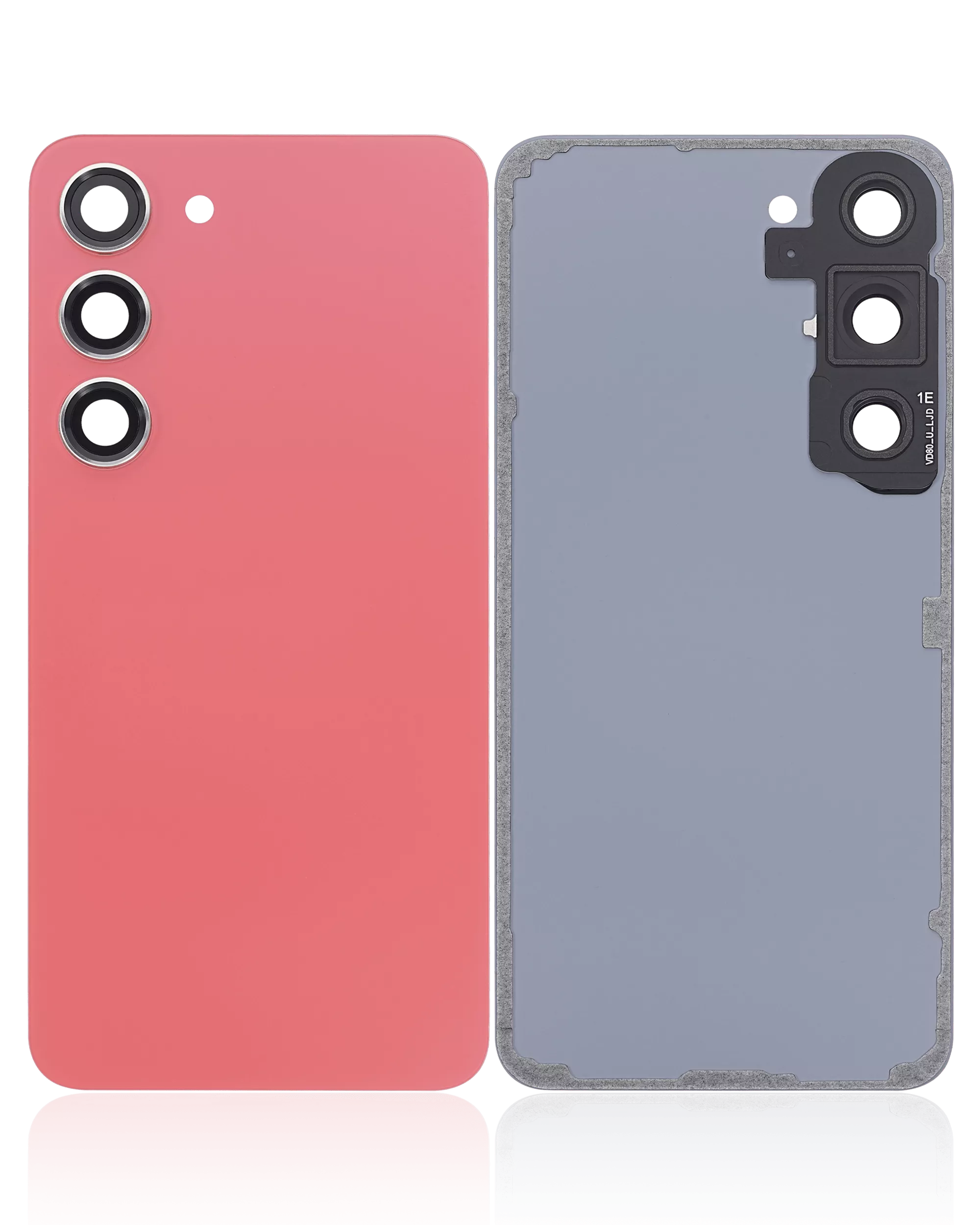 Samsung Galaxy S23 5G İle Uyumlu Kamera Lensli Arka Kapak Camı (Logosuz) (Aftermarket Plus) ... 