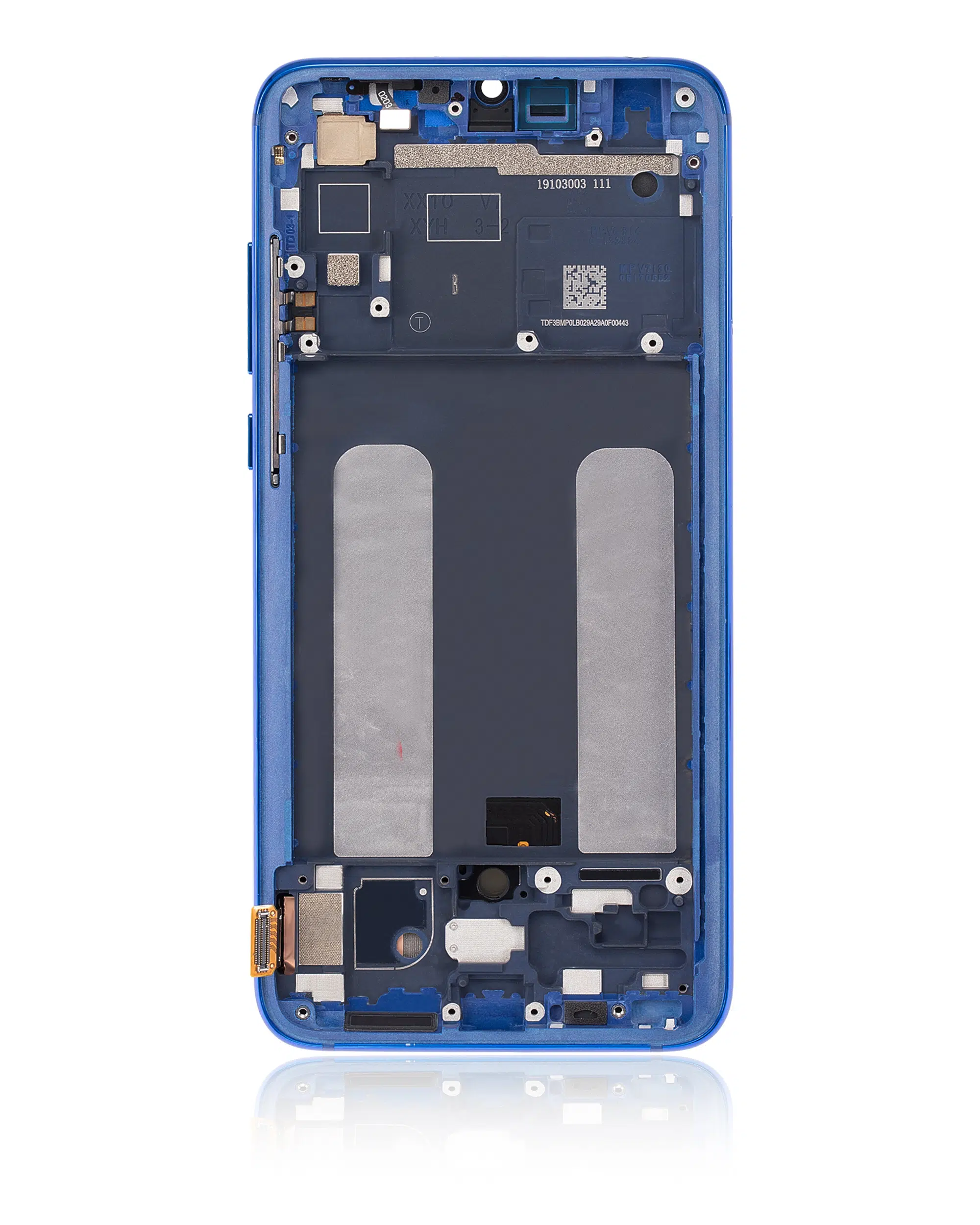 Xiaomi CC9 İle Uyumlu Çerçeveli Ekran Dokunmatik (%100 Orijinal Ürün) (Aurora Mavisi)