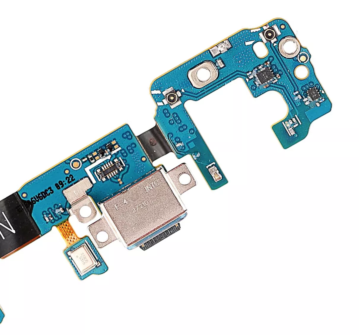 Samsung Galaxy S8 (G950U) (ABD Versiyonu) (Servis Paketi) ile Uyumlu Esnek Kablolu Şarj Bağlantı Noktası 