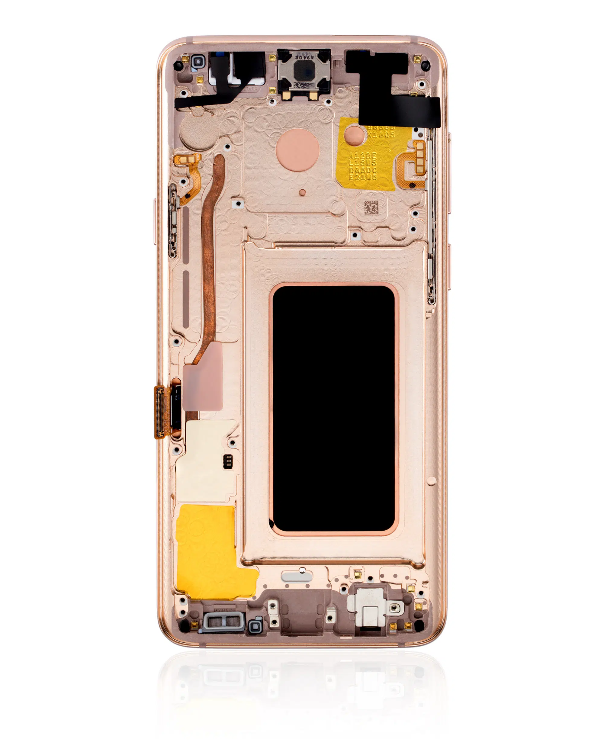 Samsung Galaxy S9 Plus (Aftermarket Plus) (Sunrise Gold) ile Uyumlu Çerçeveli OLED Montajı 