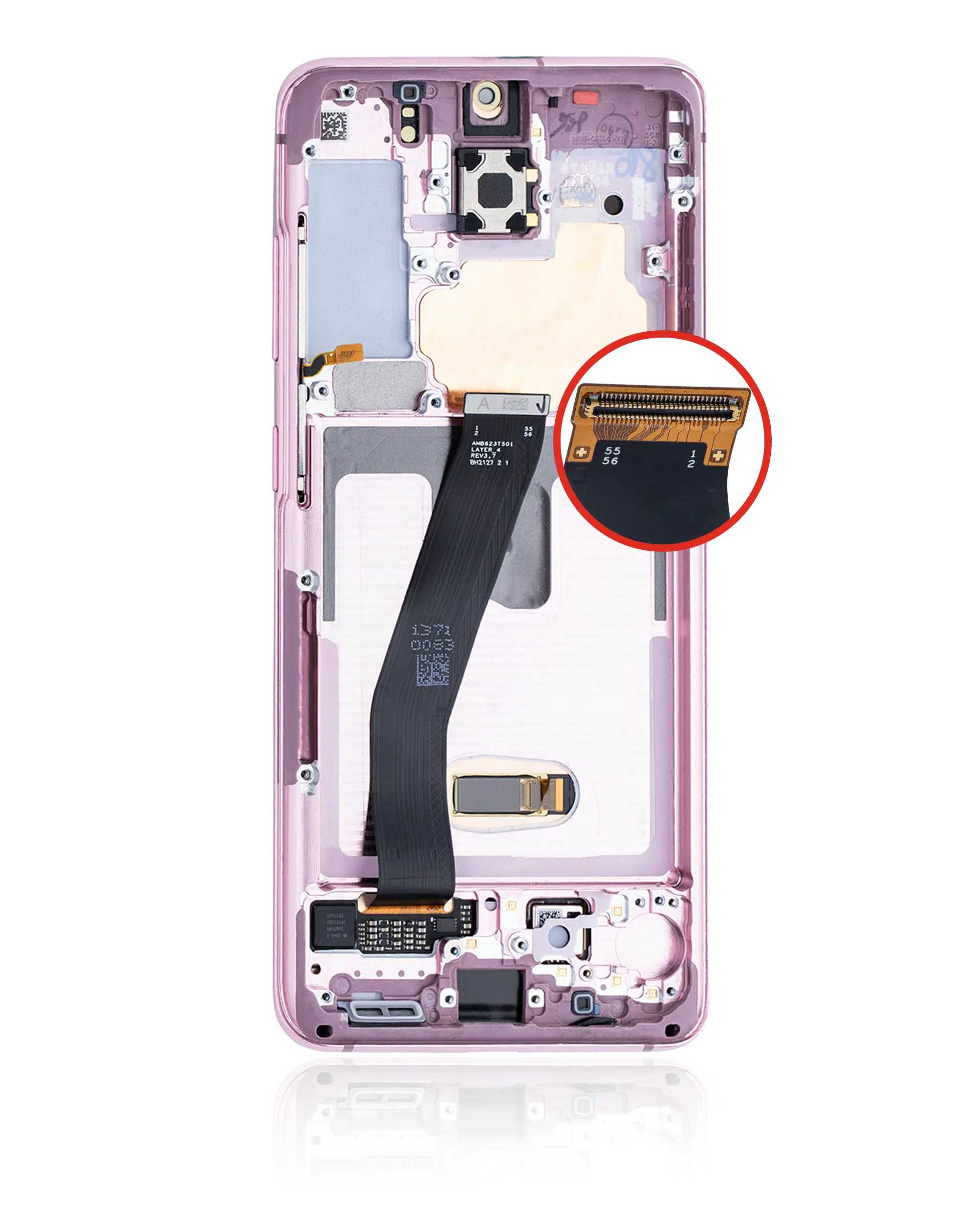 Samsung Galaxy S20 5G ile Uyumlu Çerçeveli OLED Ekranı(Yalnızca Verizon 5G UW Çerçeve) (Yenilenmiş... 