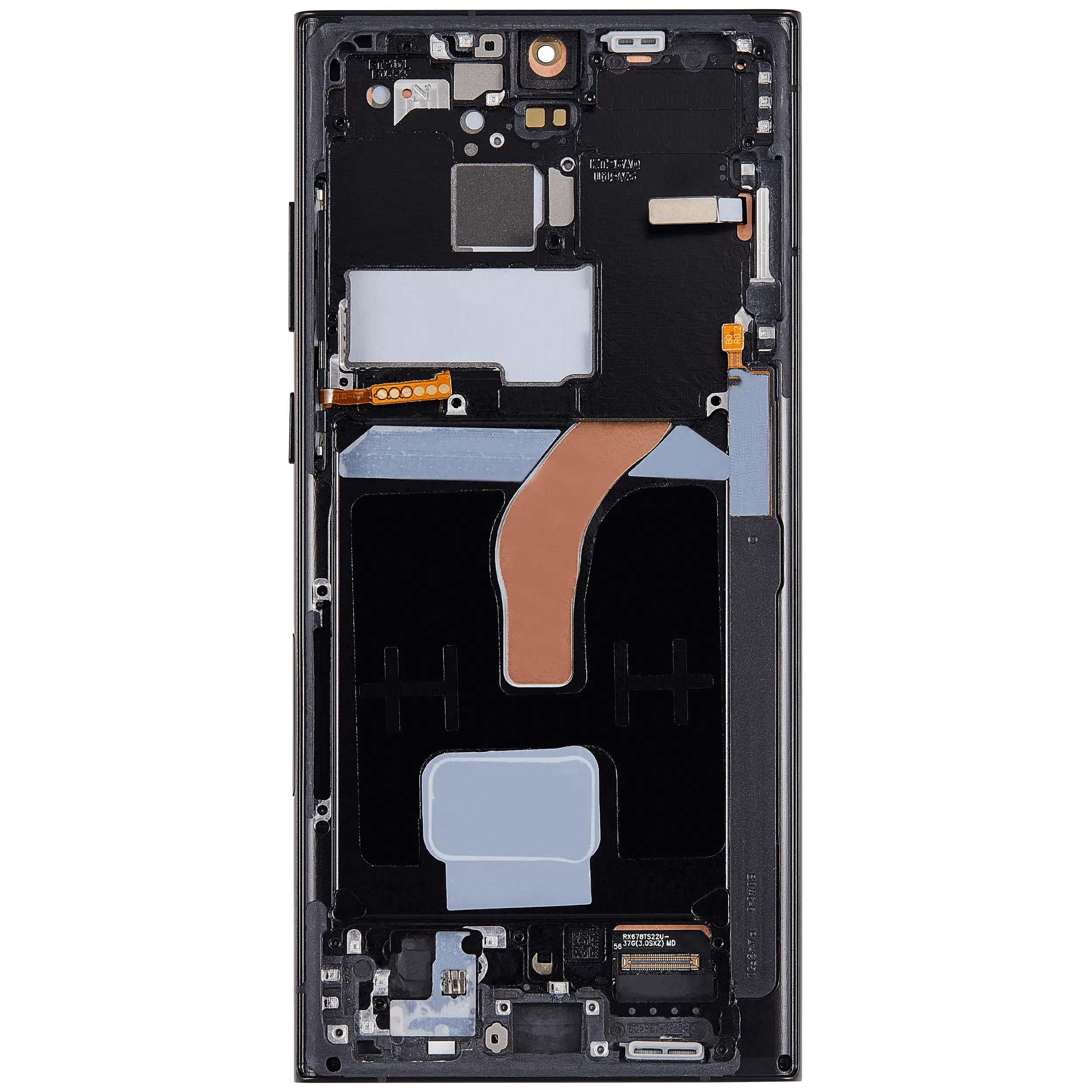 Samsung Galaxy S22 Ultra 5G (ABD ve Uluslararası Versiyon) İle Uyumlu Çerçeveli OLED Ekranı(Yeniden... 
